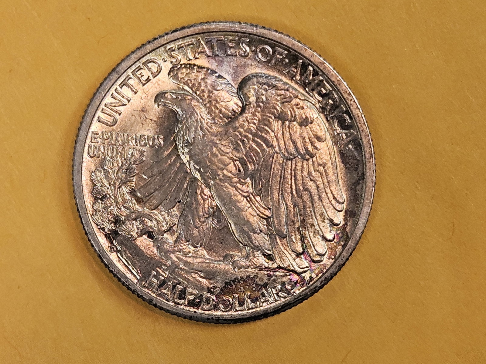 Choice Brilliant Uncirculated 1941-D Walking Liberty Half Dollar - 6