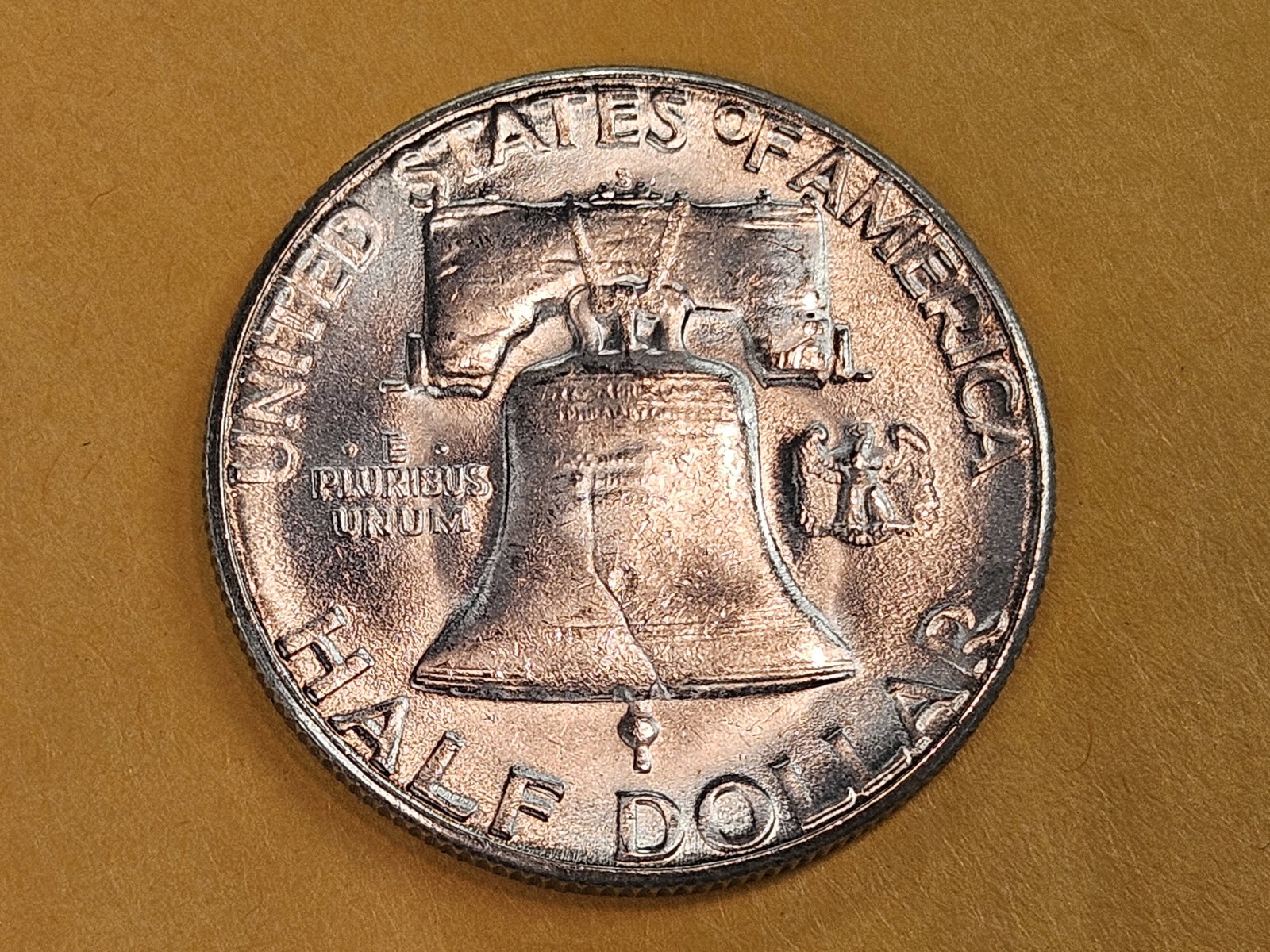 Very Choice Brilliant Uncirculated 1953-S Franklin half Dollar - 3