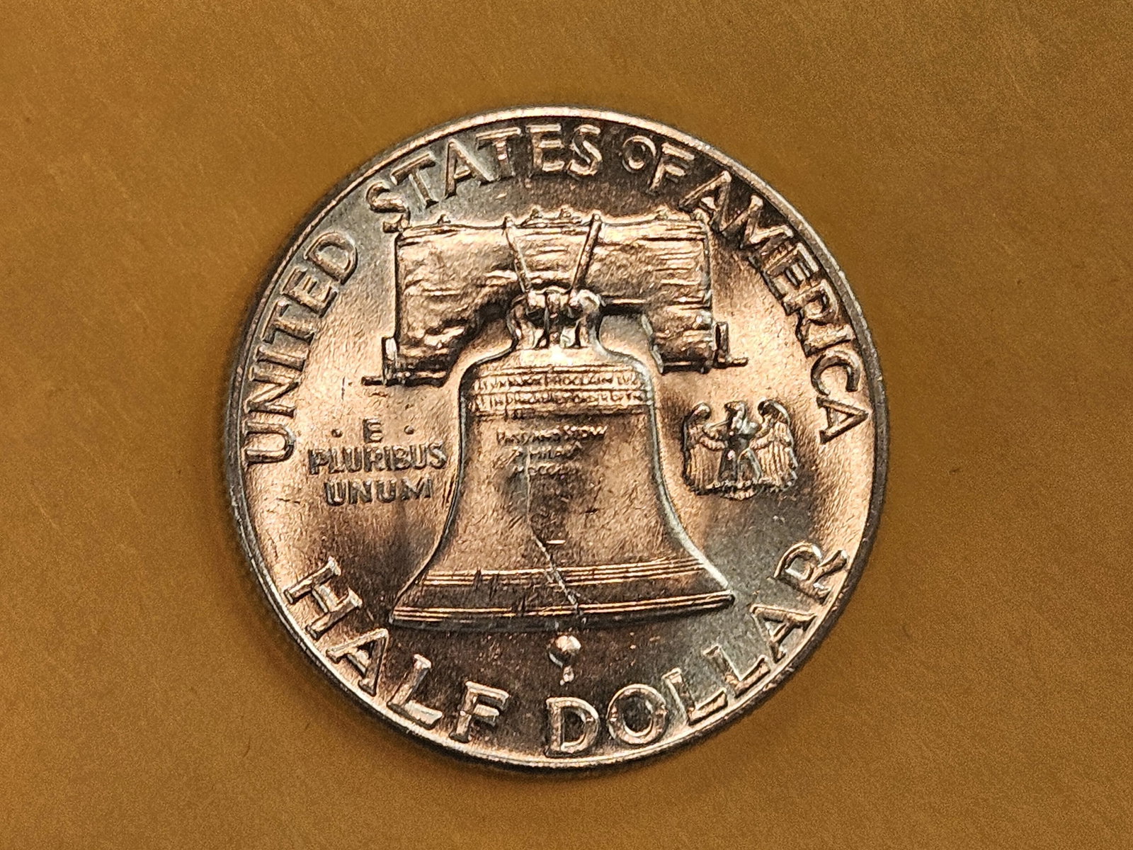 Choice Brilliant Uncirculated 1949 Franklin Half Dollar FBL - 5