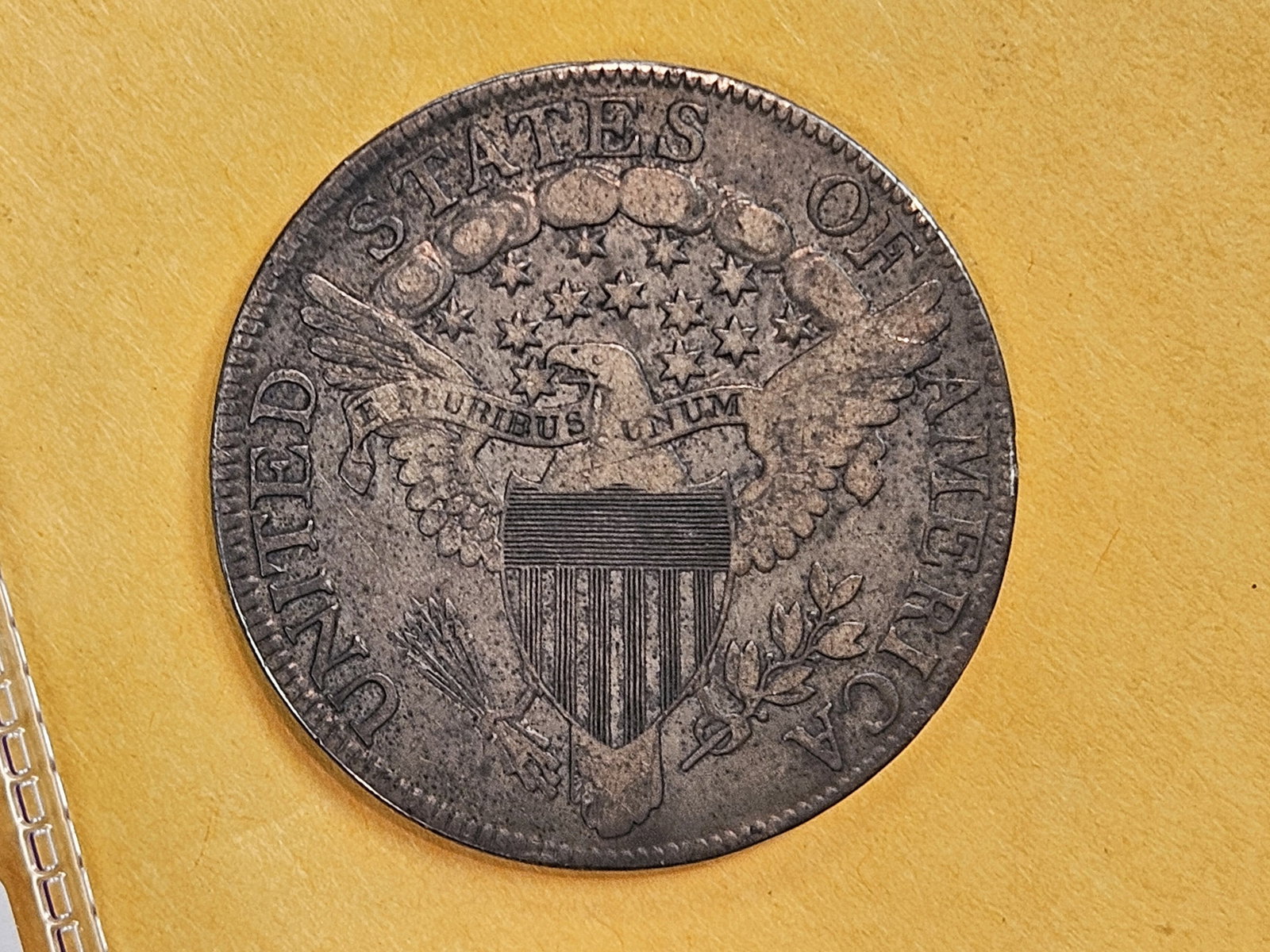 * Scarce! 1806 Draped Bust silver Half Dollar - 6