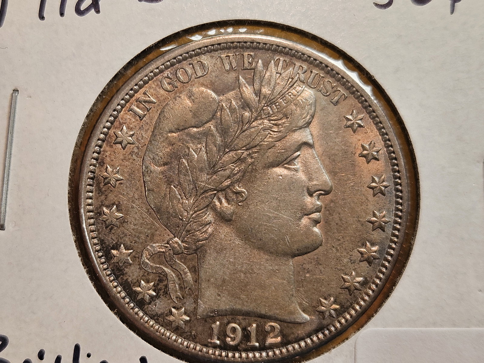 * Choice Brilliant About Uncirculated - 58 Barber Half Dollar (1 of 8)