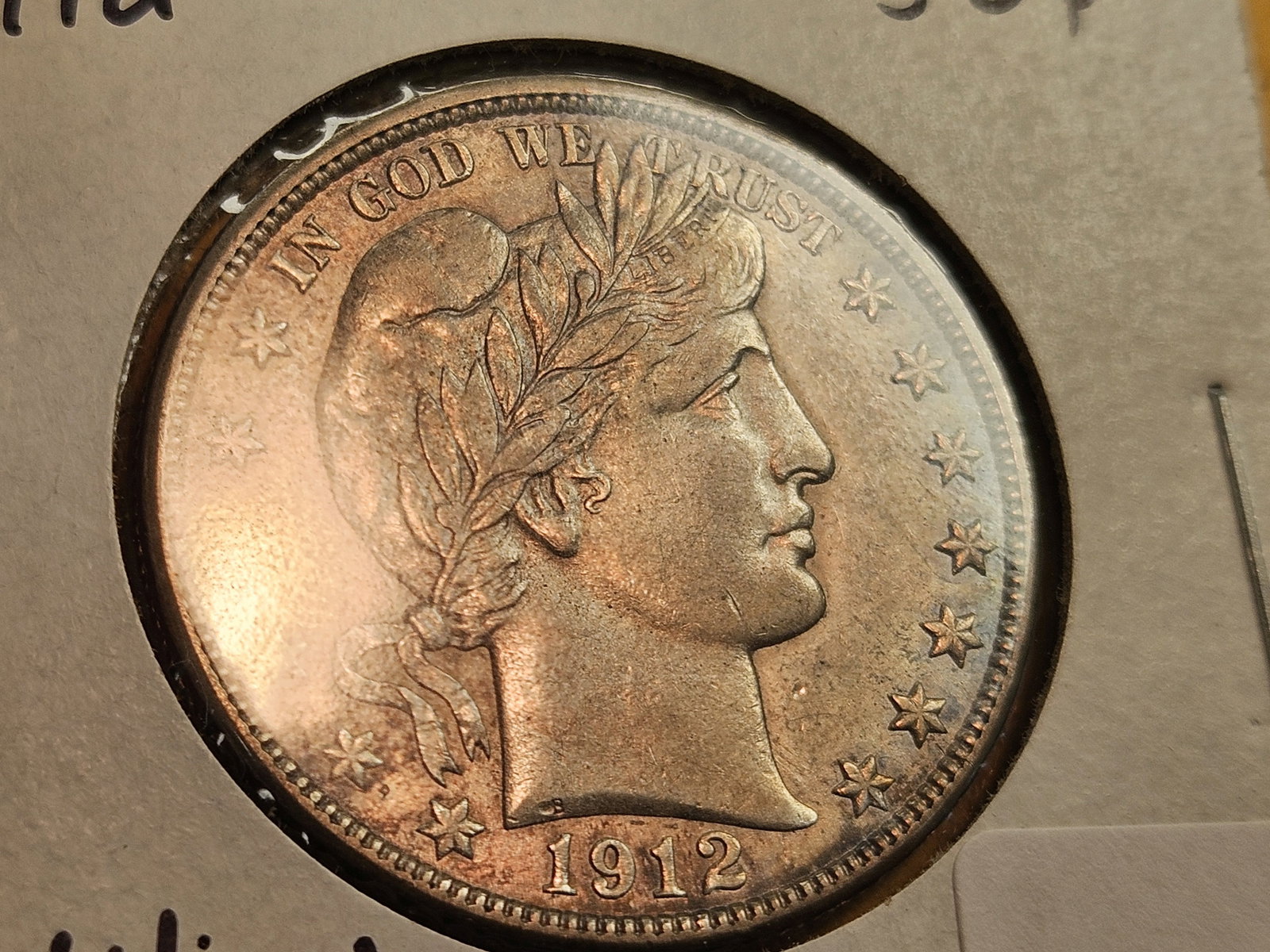 * Choice Brilliant About Uncirculated - 58 Barber Half Dollar - 3
