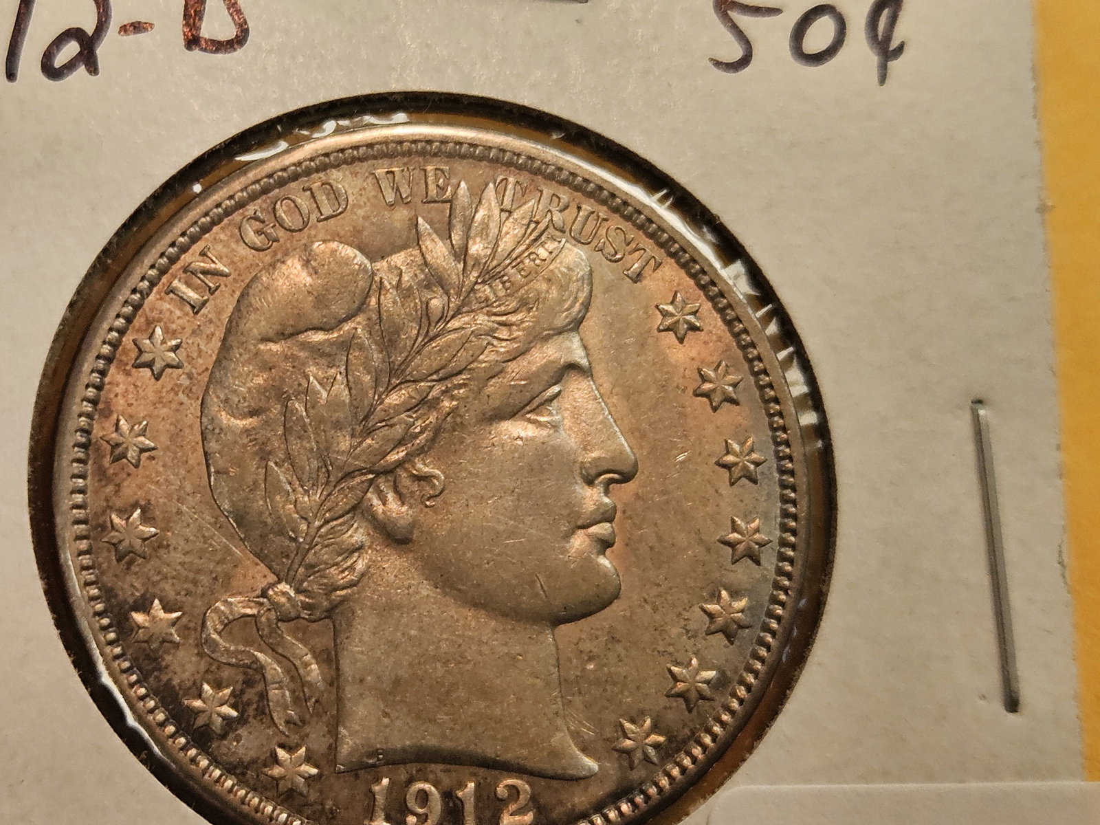* Choice Brilliant About Uncirculated - 58 Barber Half Dollar - 4