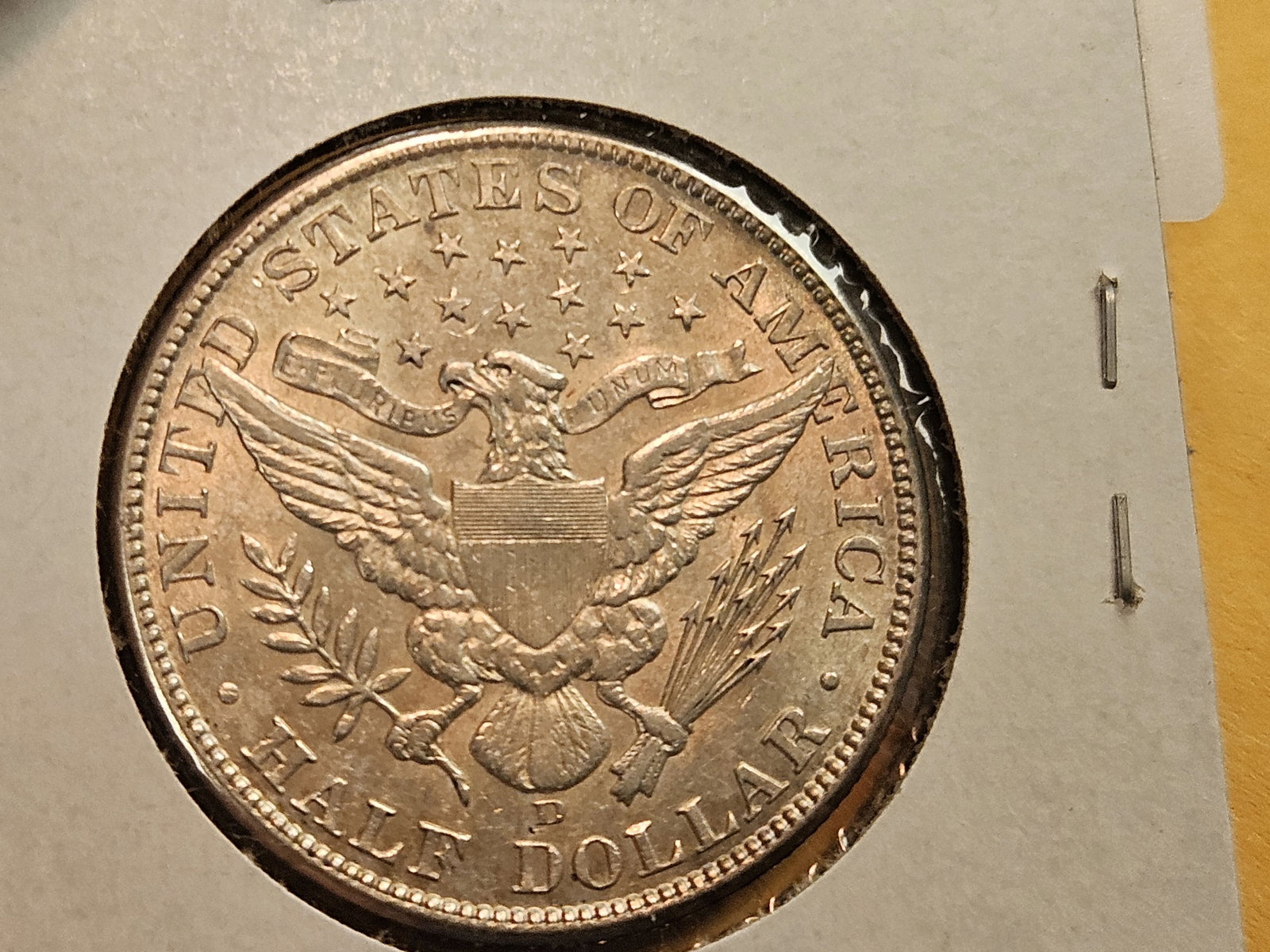 * Choice Brilliant About Uncirculated - 58 Barber Half Dollar - 7