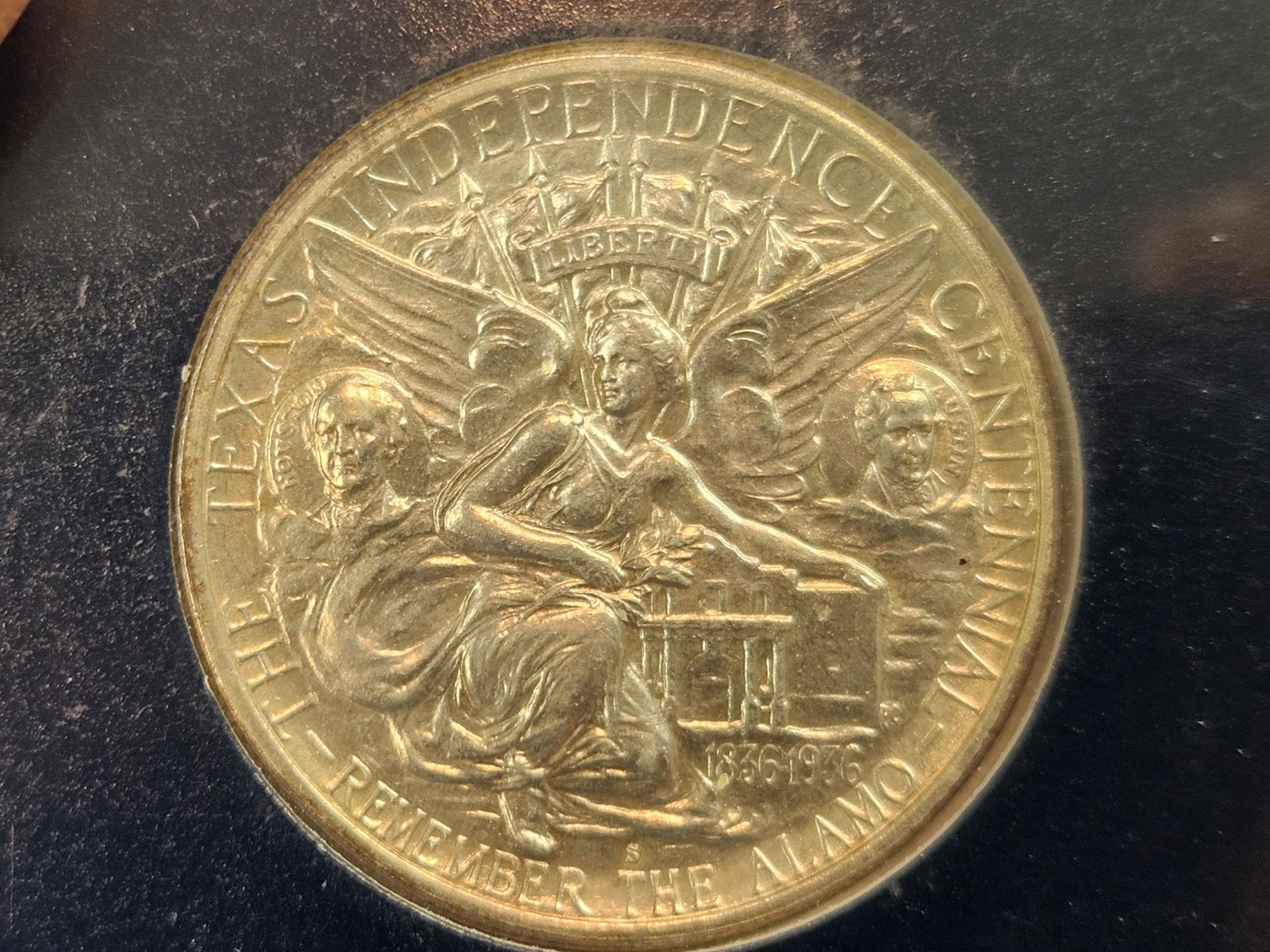 * GEM Brilliant Uncirculated 1937-S Texas Commemorative silver Half Dollar - 11
