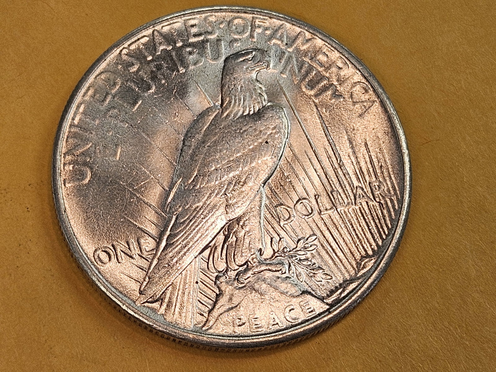 * Very Choice Brilliant Uncirculated 1935 Peace Silver Dollar - 5