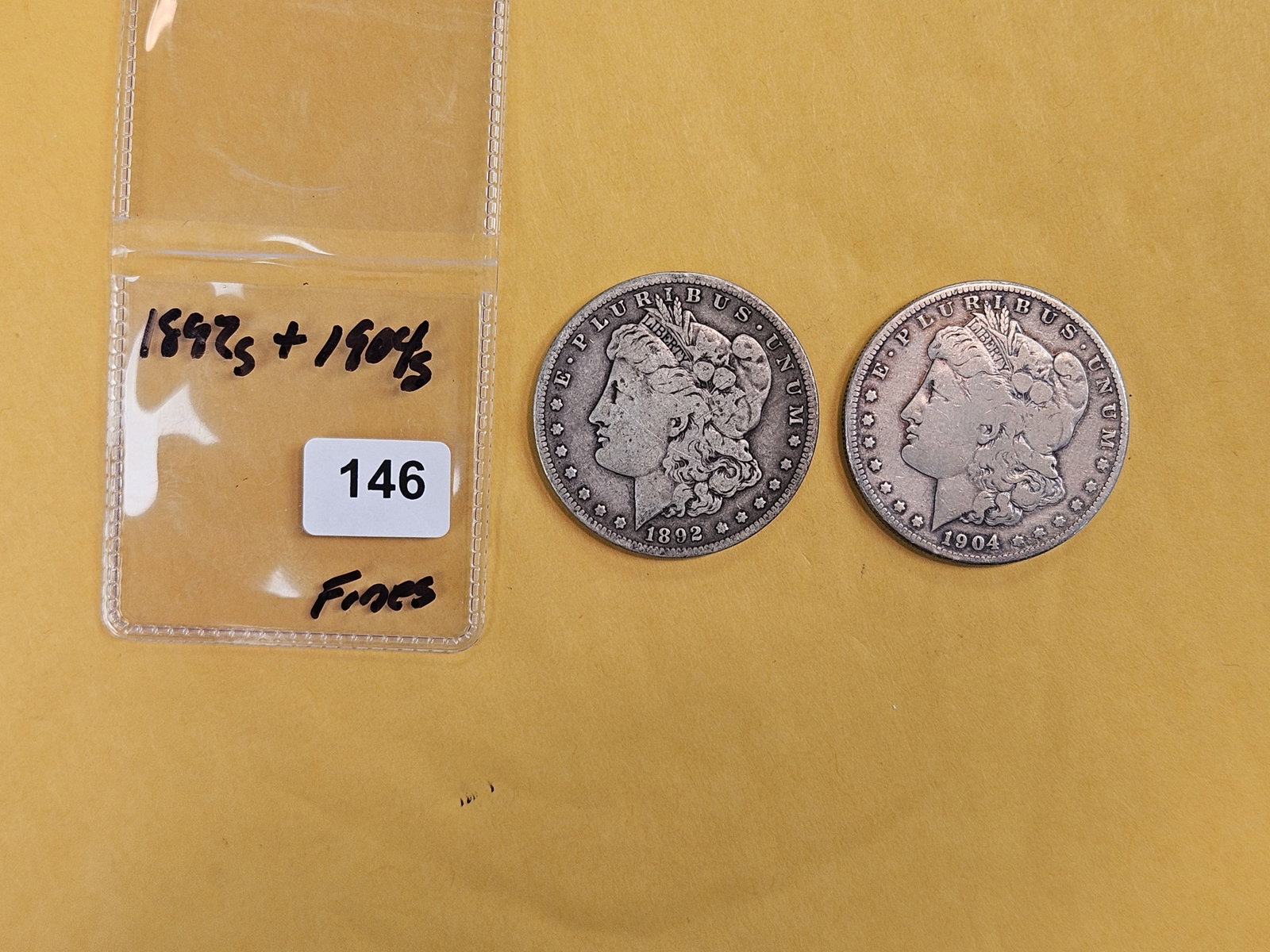 Two better date San Francisco-Minted Morgan Silver Dollars - 2