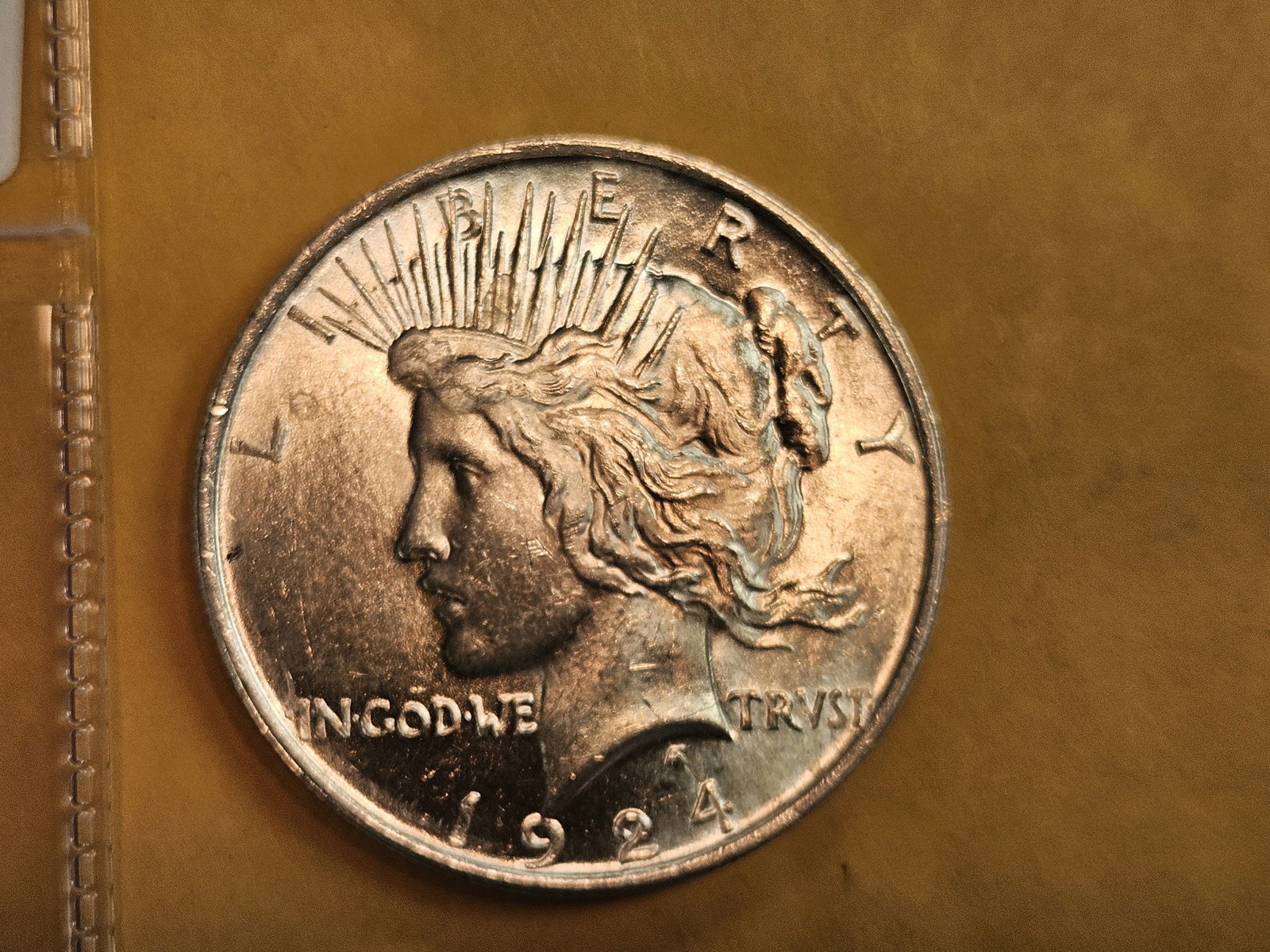 Very Choice to GEM Brilliant Uncirculated 1924 Peace Dollar - 5