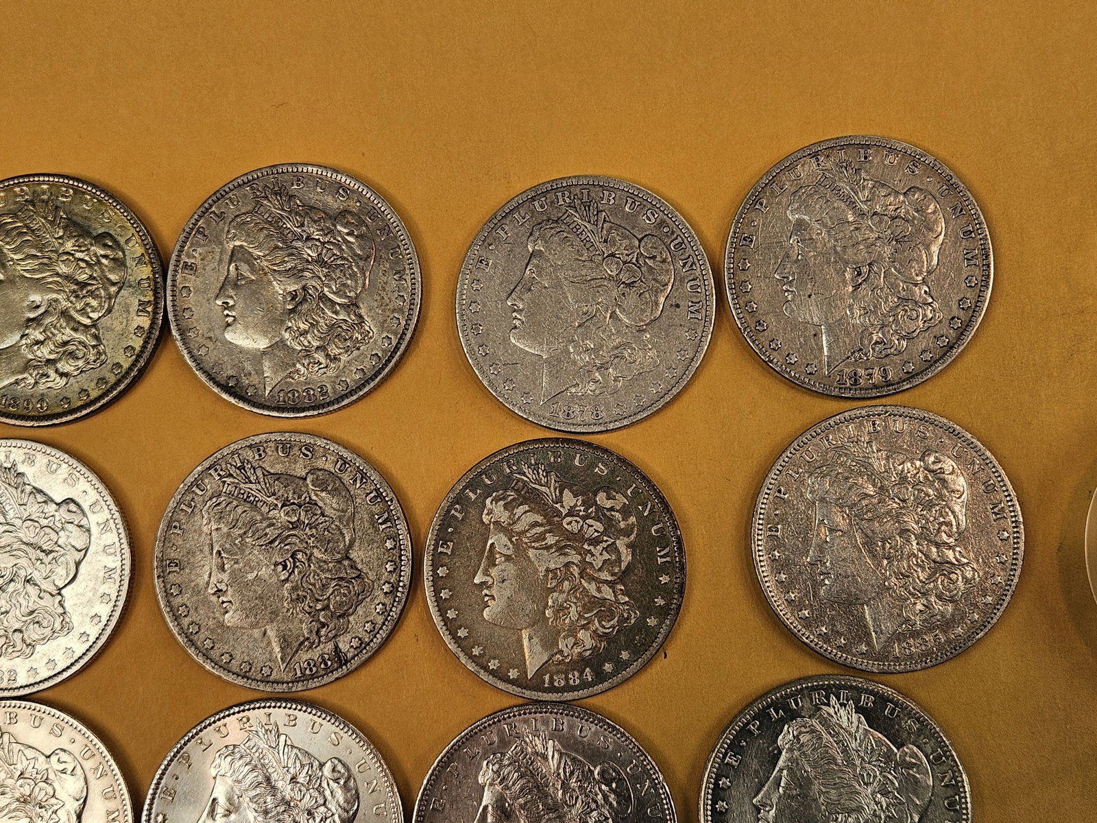 ** FULL ROLL ** Twenty Morgan Silver Dollars - 3