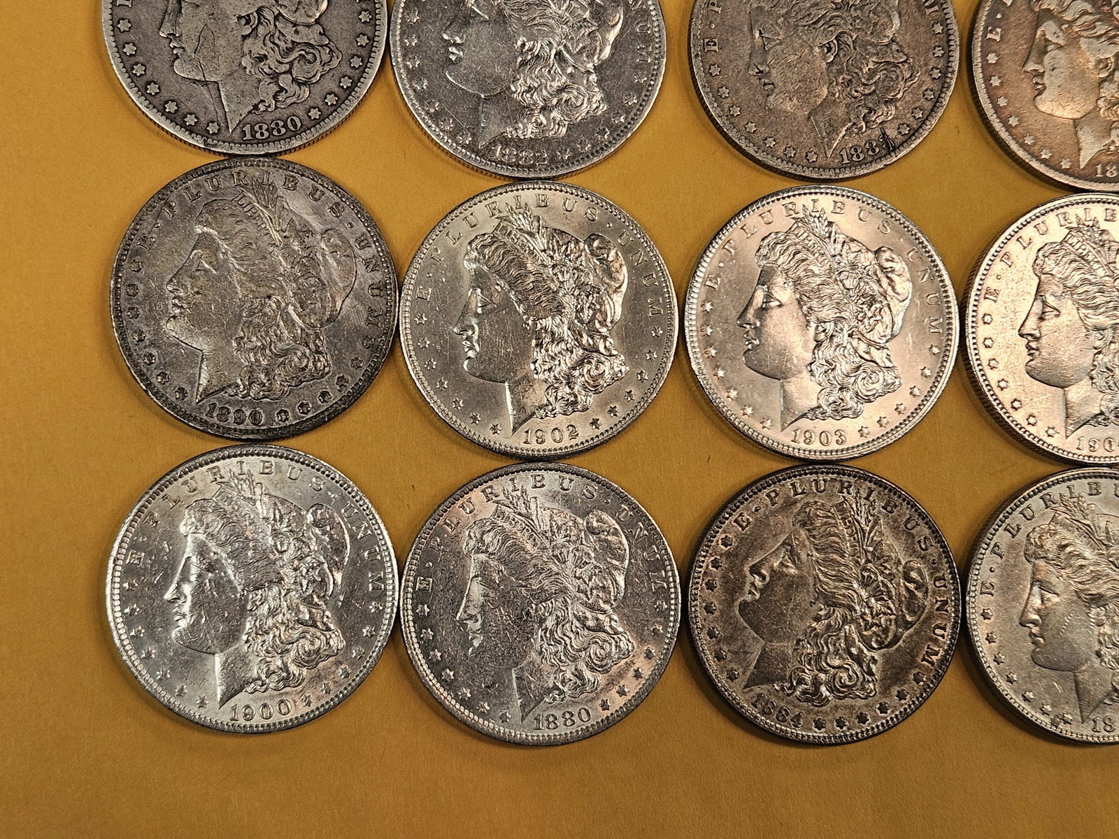 ** FULL ROLL ** Twenty Morgan Silver Dollars - 4
