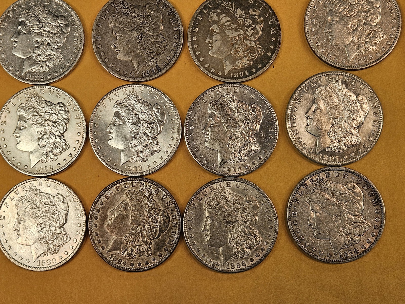 ** FULL ROLL ** Twenty Morgan Silver Dollars - 5