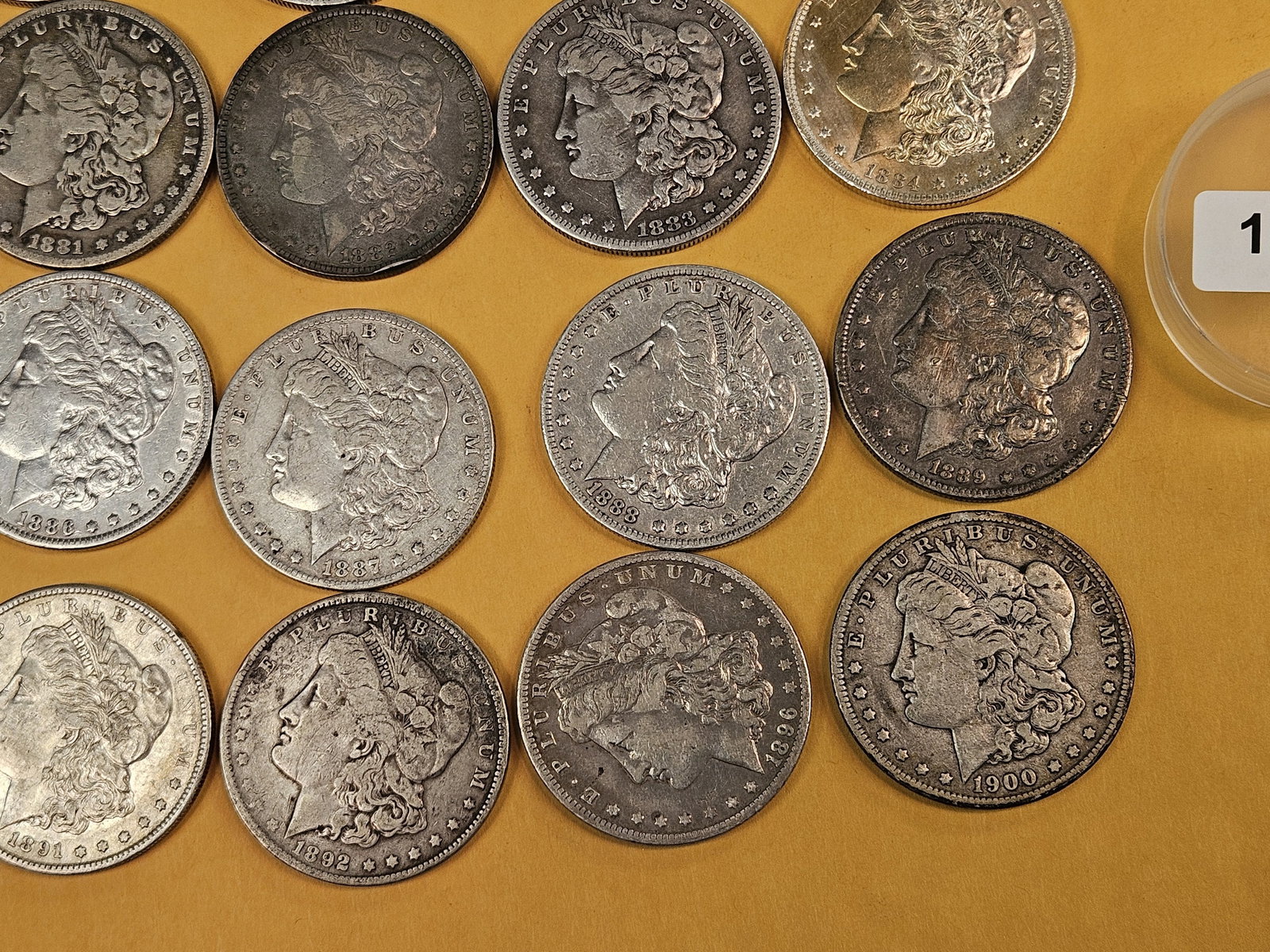 ** FULL ROLL ** Twenty Morgan Silver Dollars - 5