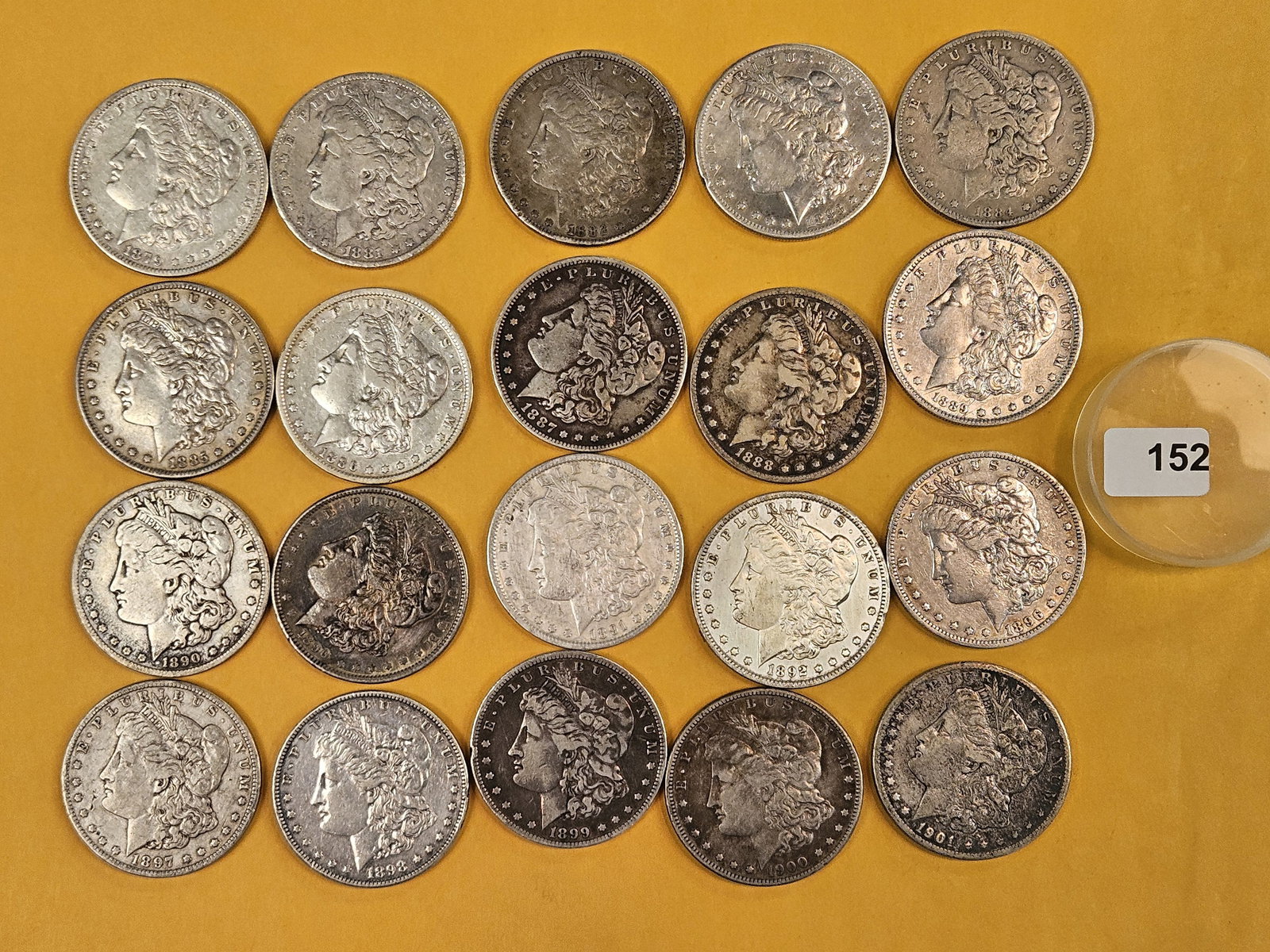 ** FULL ROLL ** Twenty Morgan Silver Dollars (1 of 6)
