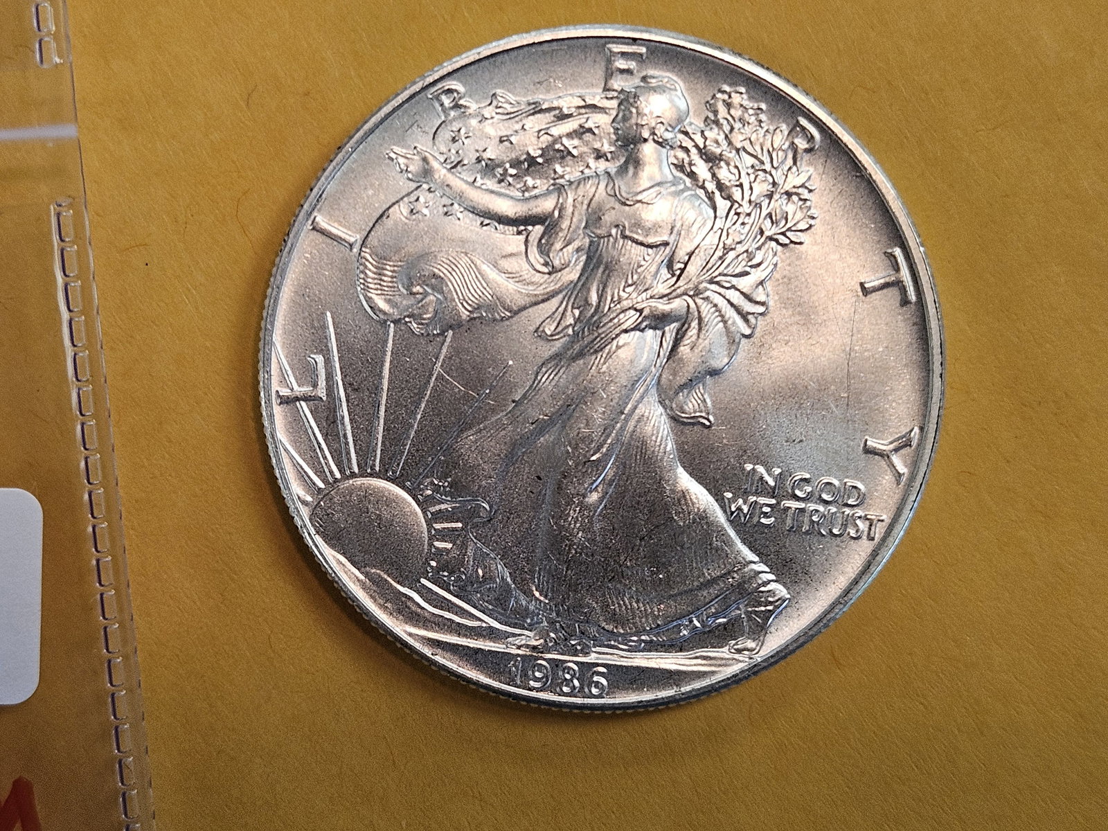 ** KEY DATE GEM Brilliant Uncirculated 1986 American Silver Eagle (1 of 4)