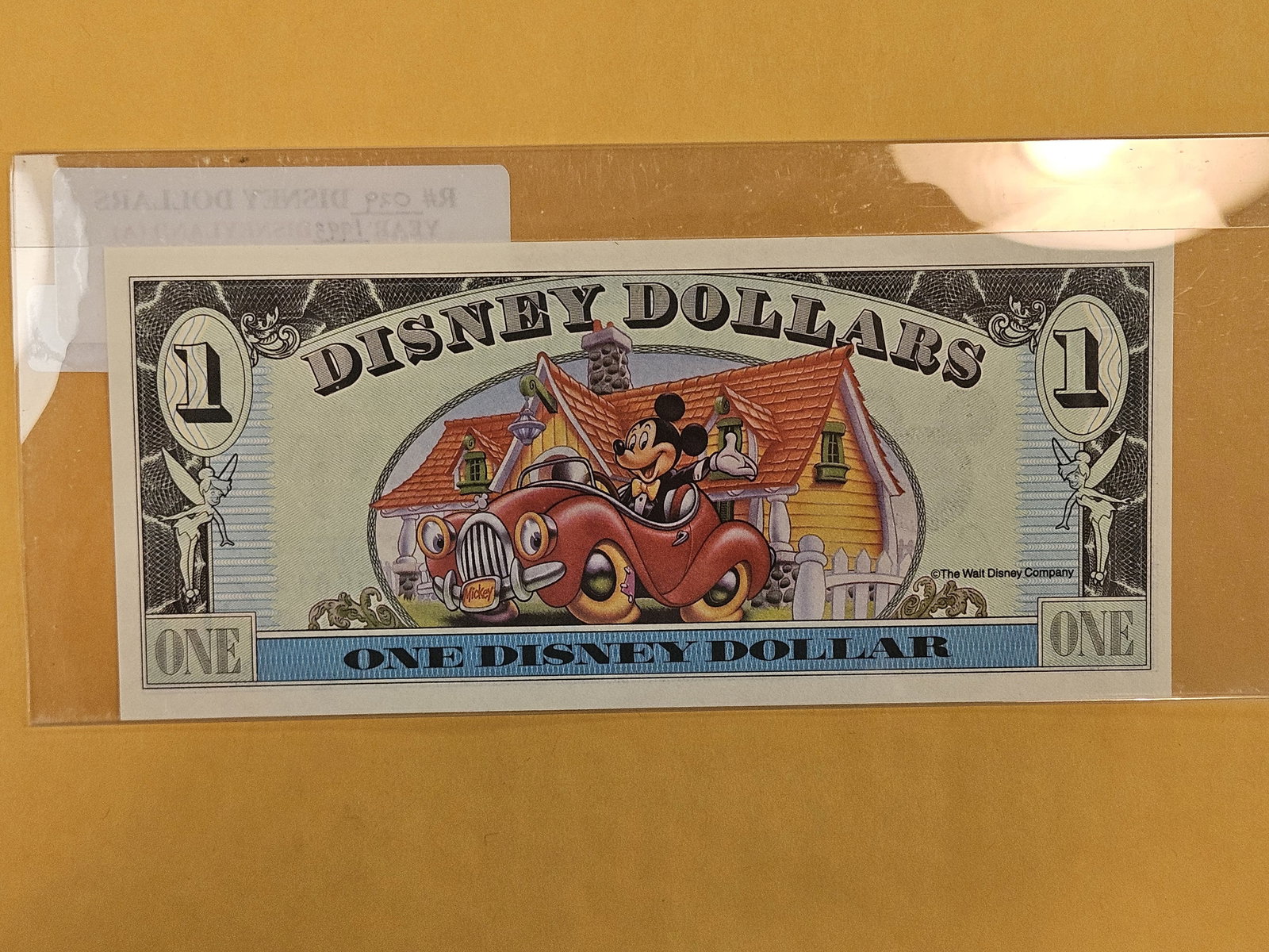 DISNEY DOLLAR! Crisp Uncirculated 1993-A One Dollar - 2