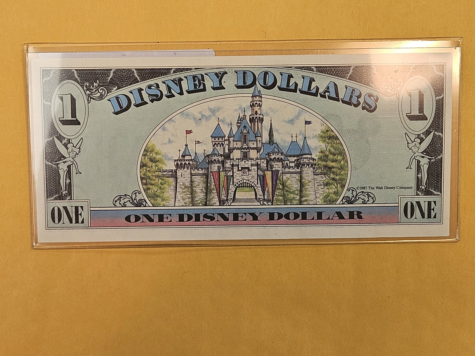 DISNEY DOLLAR! Crisp Uncirculated 1987-D One Dollar - 2