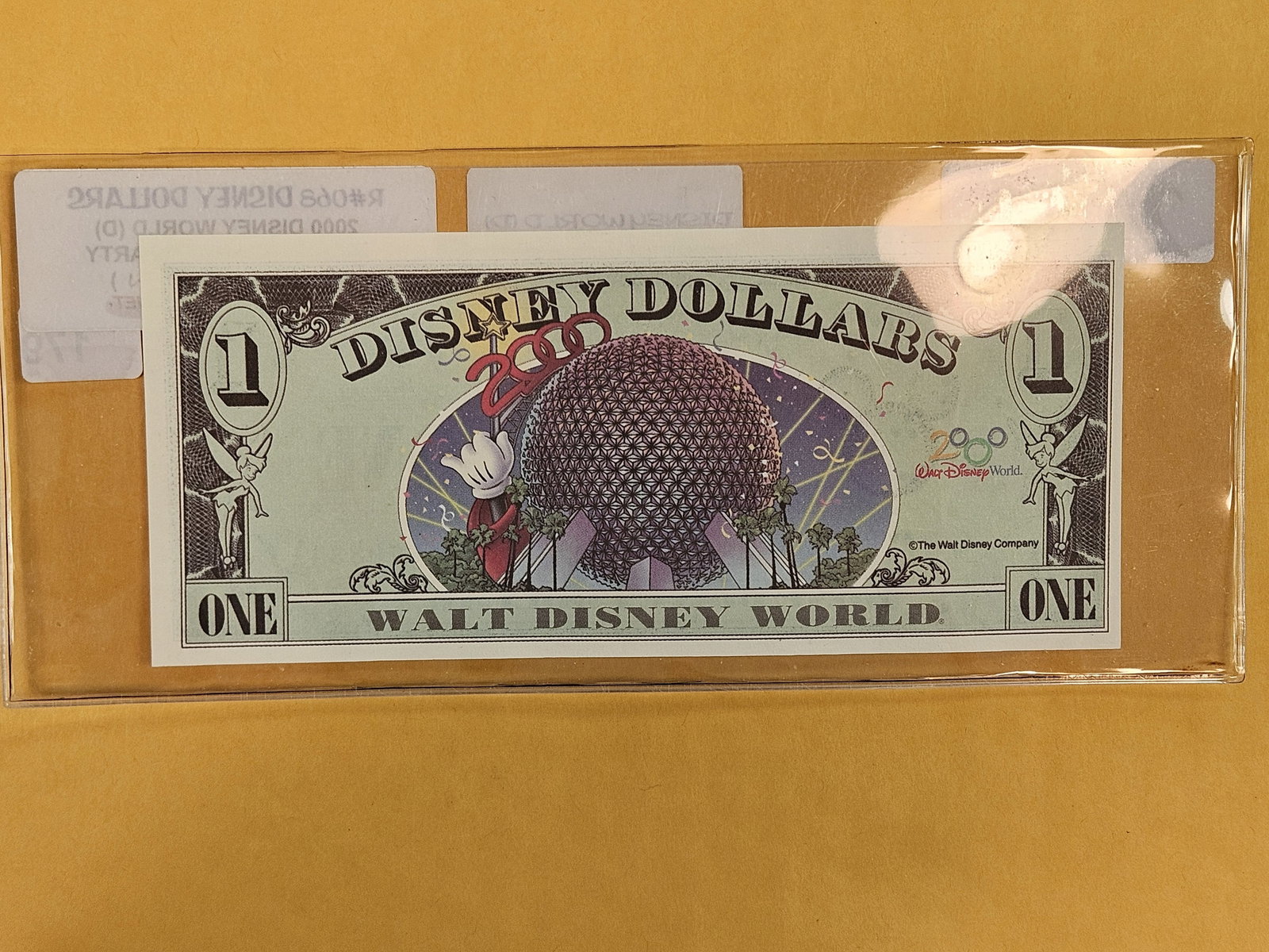 DISNEY DOLLAR! Crisp Uncirculated 2000-D One Dollar - 2