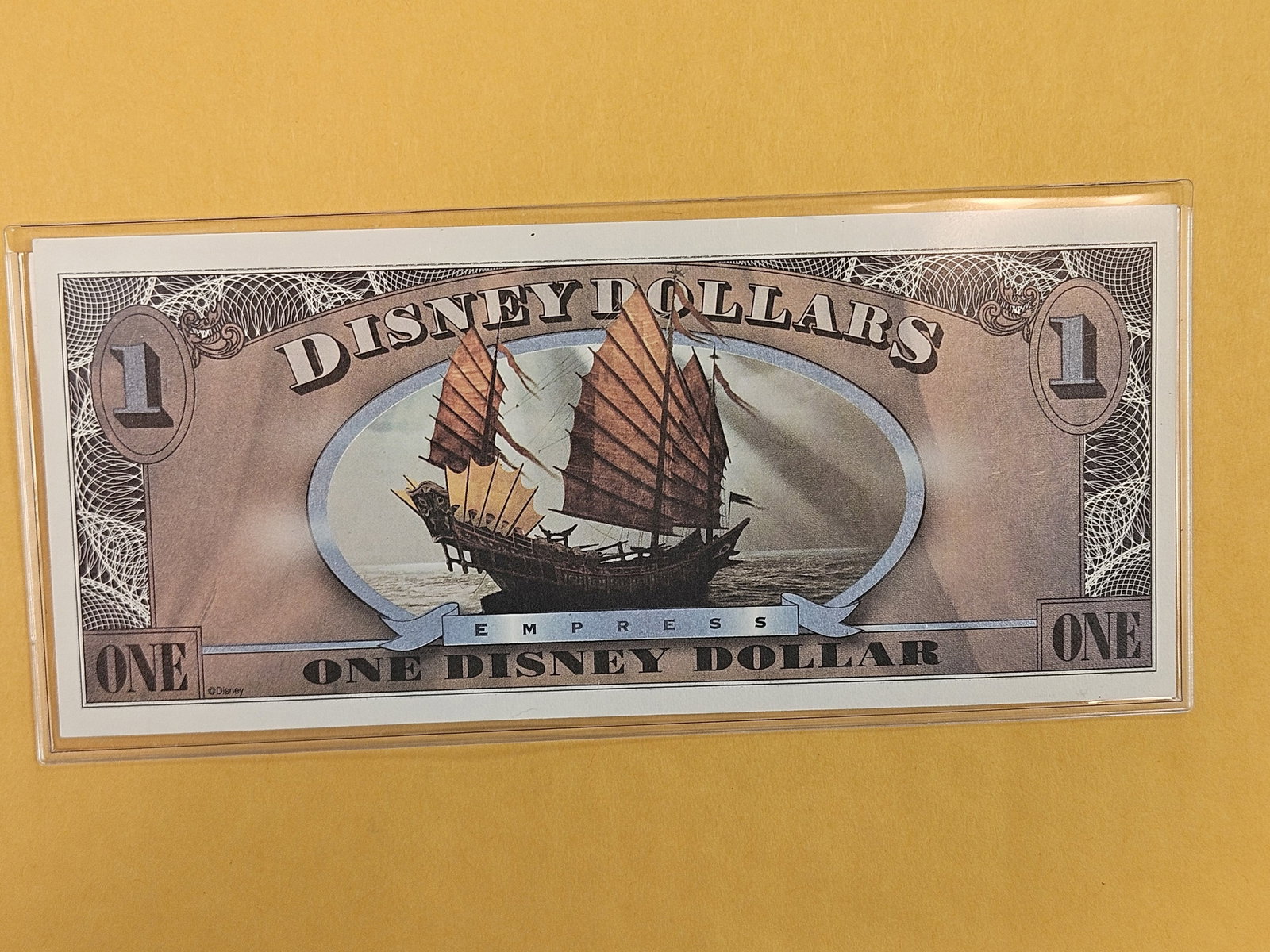 DISNEY DOLLAR! Crisp Uncirculated 2007-A One Dollar - 2