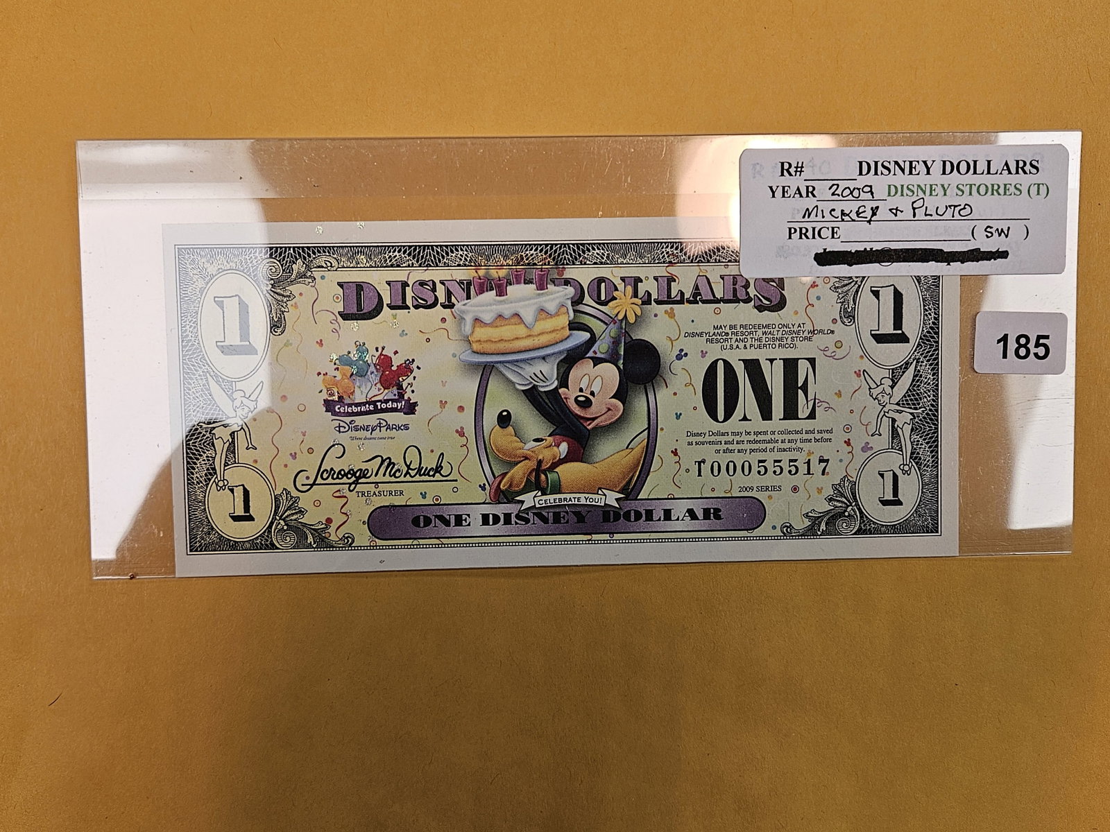 DISNEY DOLLAR! Crisp Uncirculated 2009-T One Dollar (1 of 2)