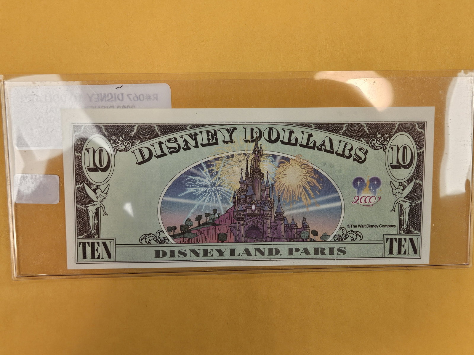 DISNEY DOLLAR! Crisp Uncirculated 2000-A TEN Dollar - 2