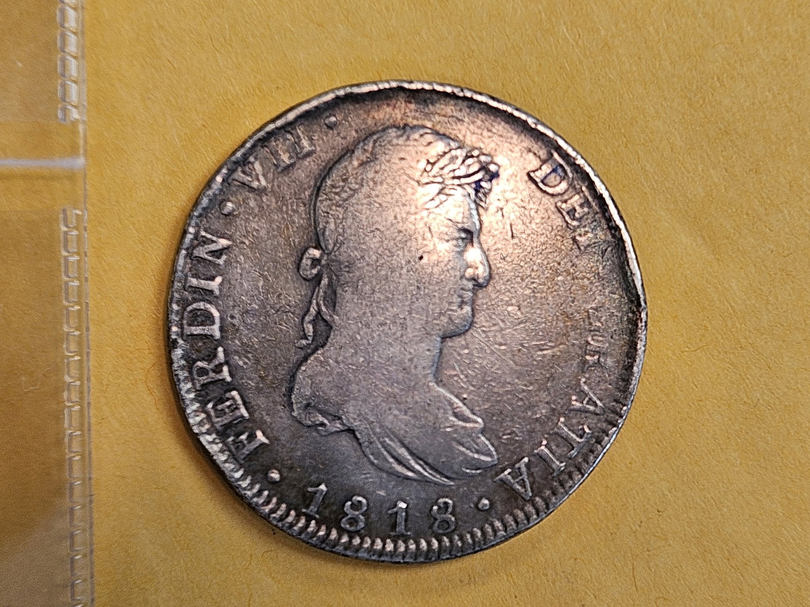 1818 JJ Mexico silver 8 reals in Very Fine - 3