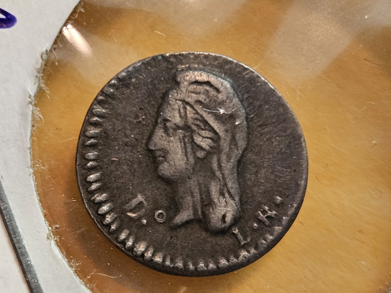 1842 Mexico Do LR silver 1/4 - 3