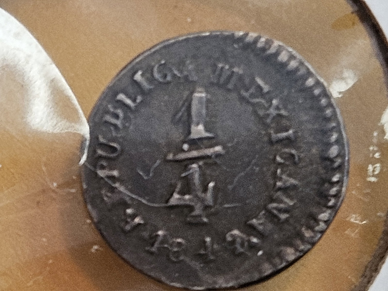 1842 Mexico Do LR silver 1/4 - 5