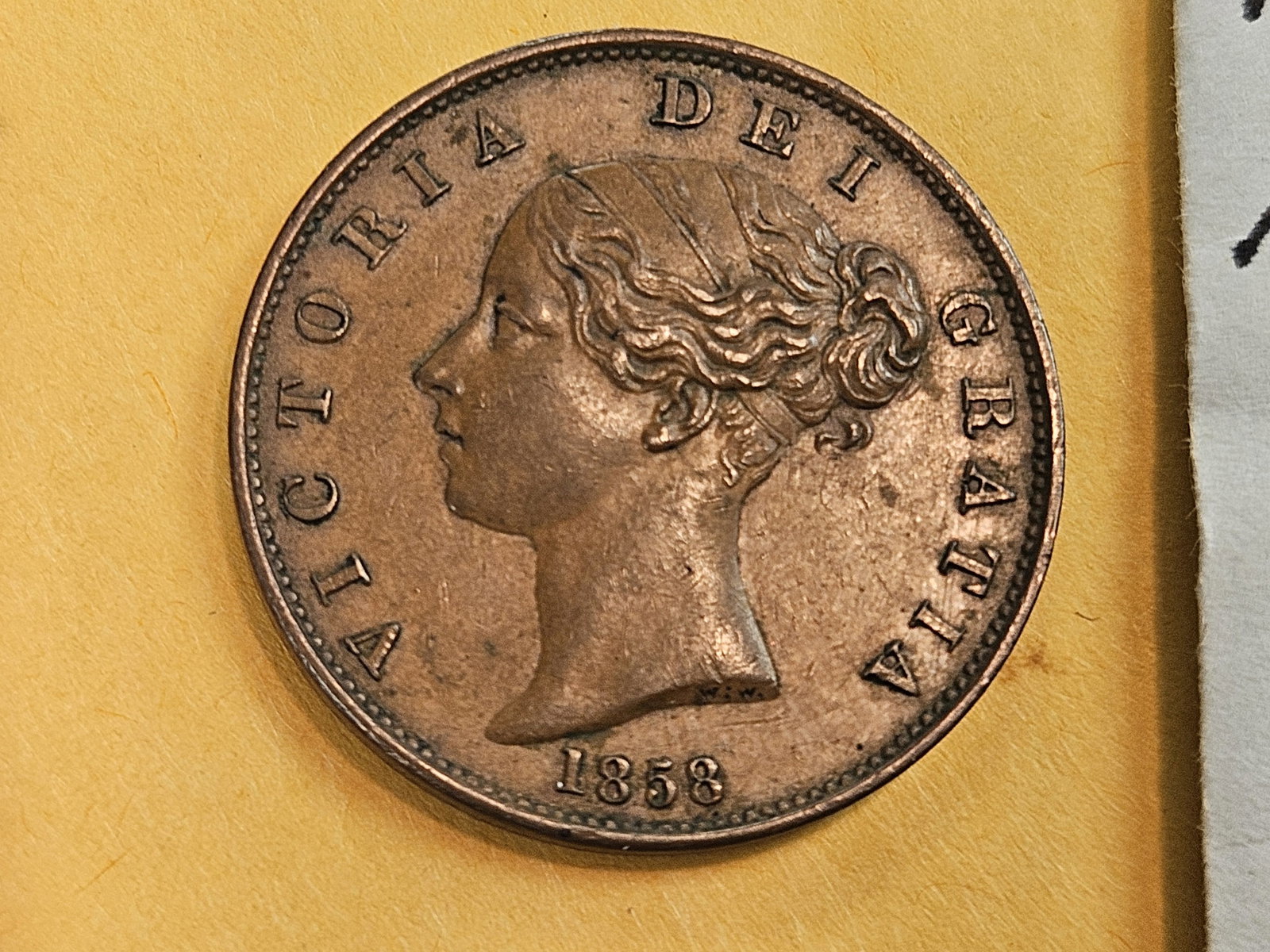Choice About Uncirculated 1858/6 Great Britain 1/2 pence - 3