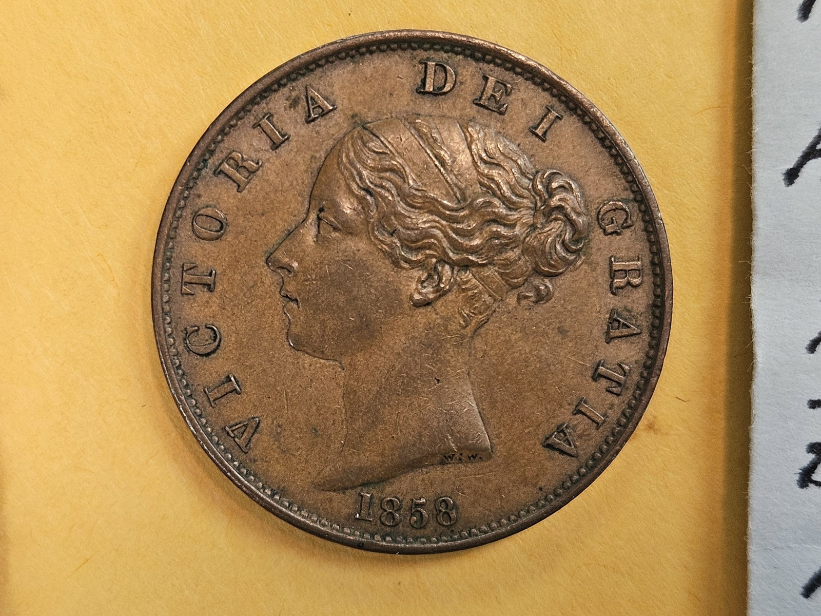Choice About Uncirculated 1858/6 Great Britain 1/2 pence - 4