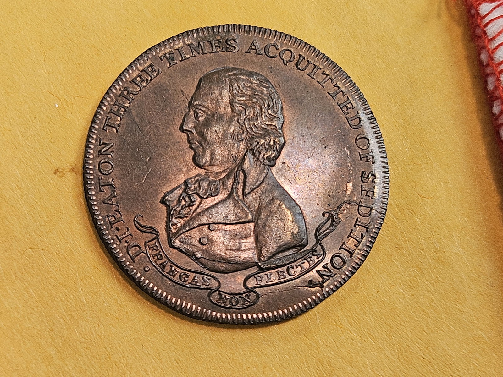CONDER! Choice Uncirculated 1795 Conder Token RED-BROWN - 4
