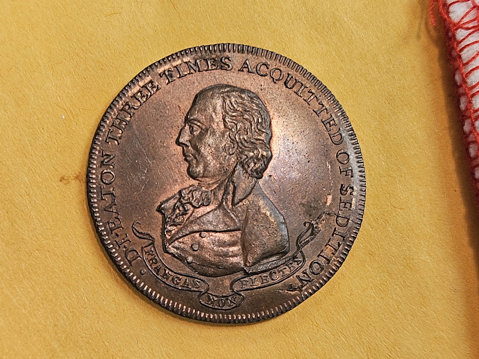 CONDER! Choice Uncirculated 1795 Conder Token RED-BROWN - 5