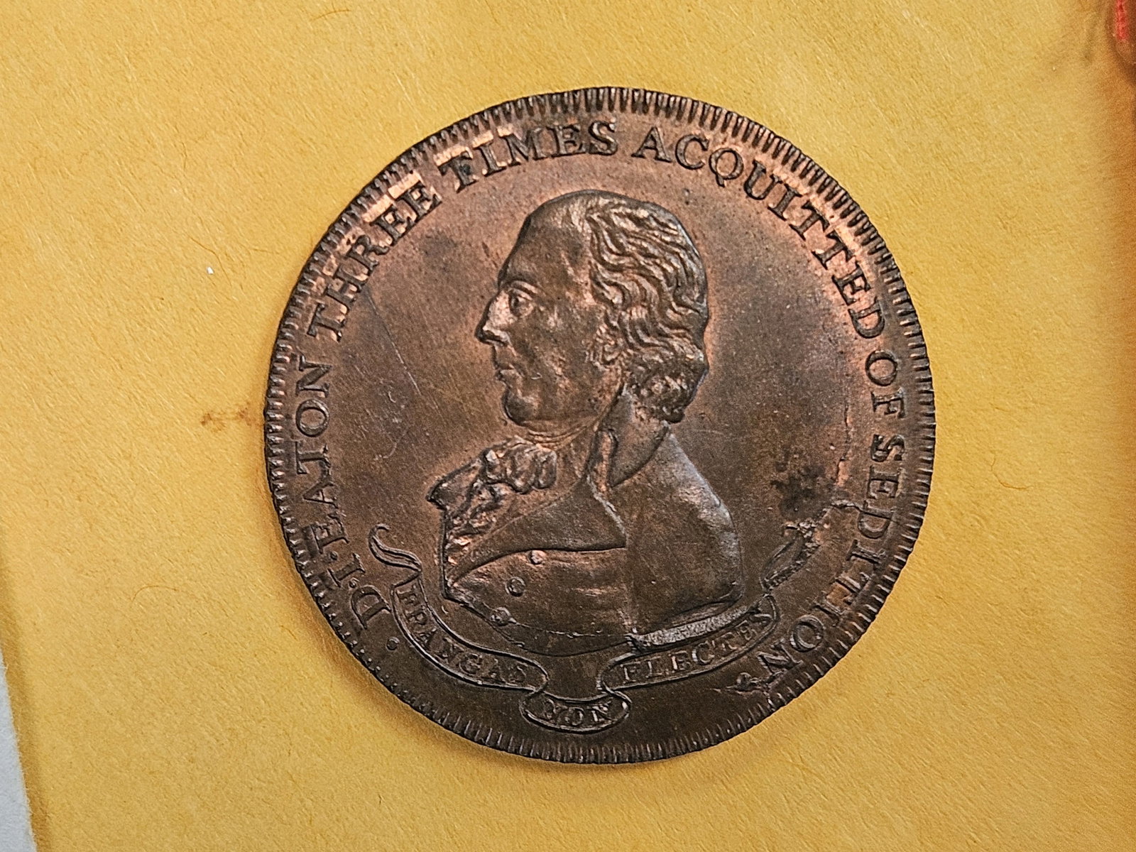 CONDER! Choice Uncirculated 1795 Conder Token RED-BROWN - 6