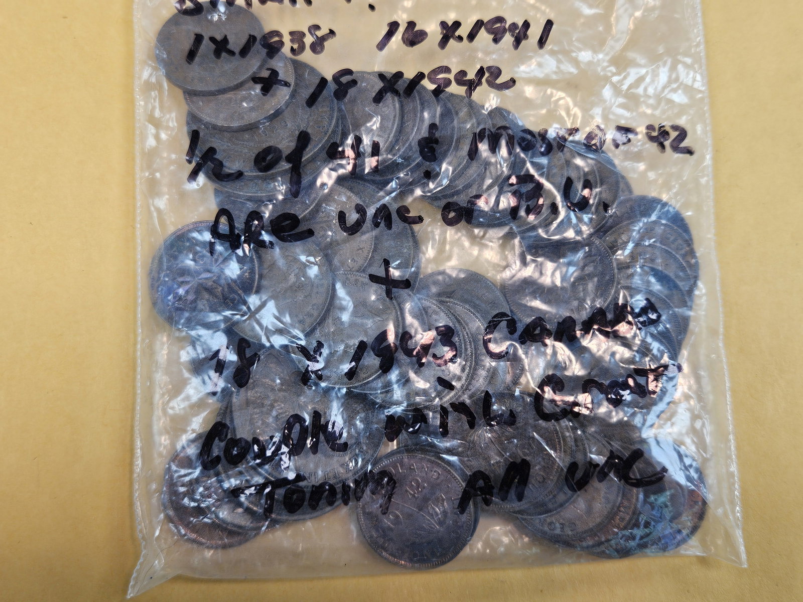 Big bag of Older Newfoundland and Canadian coinage - 3