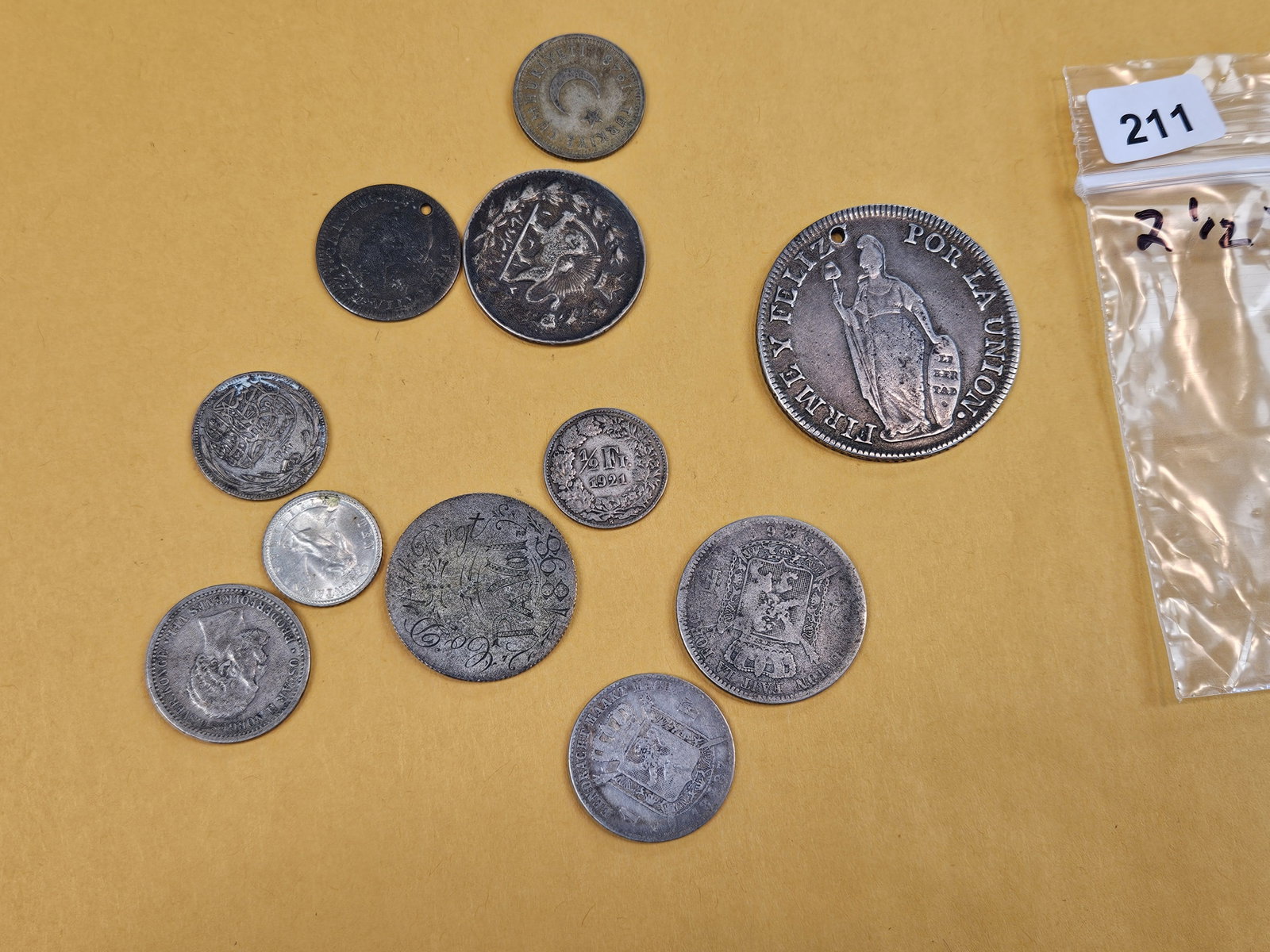 Lil Bag of mixed, Silver, World Coins - 2