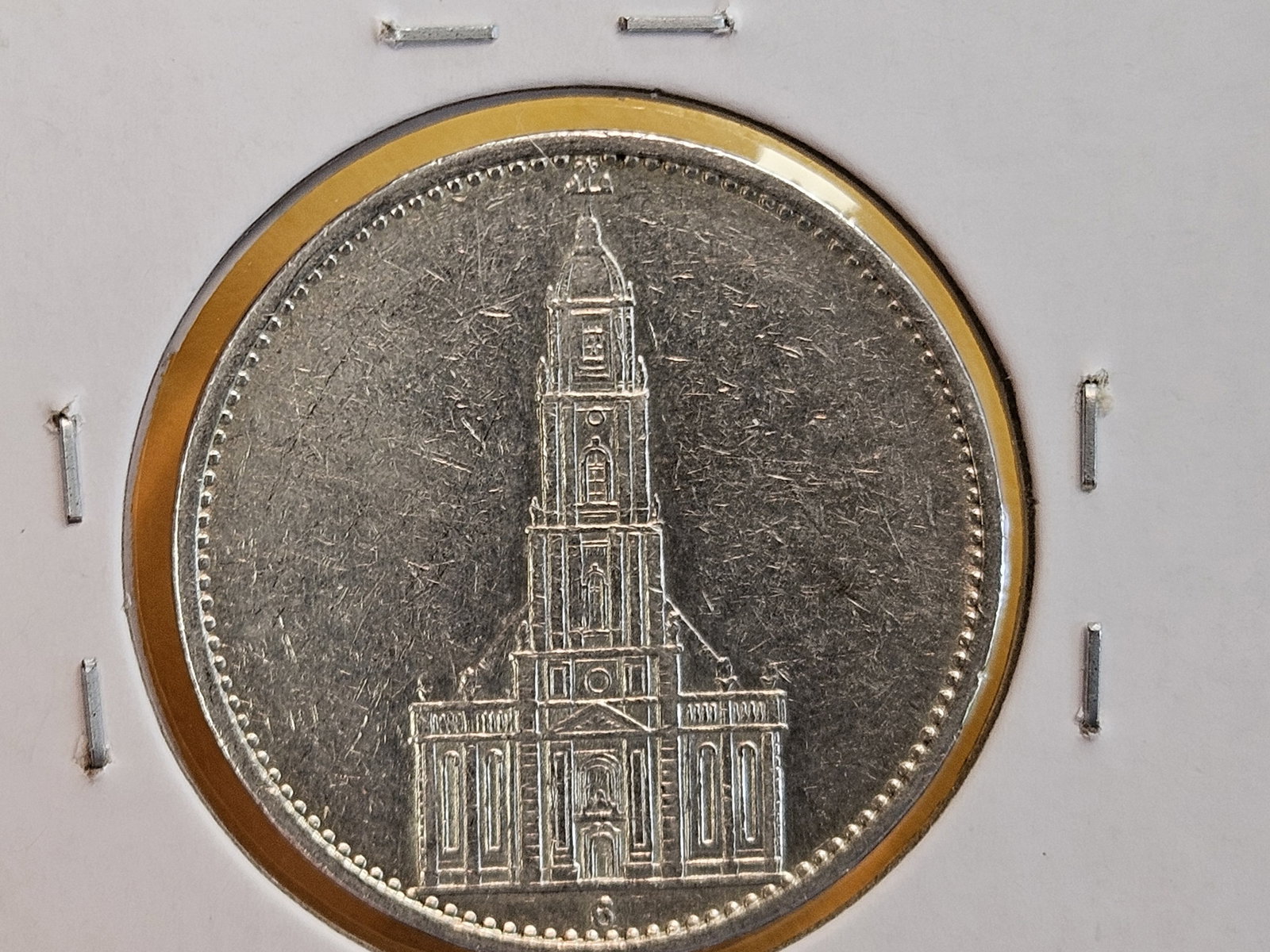 Choice Brilliant AU-BU 1935 German silver 5 reichsmark - 5