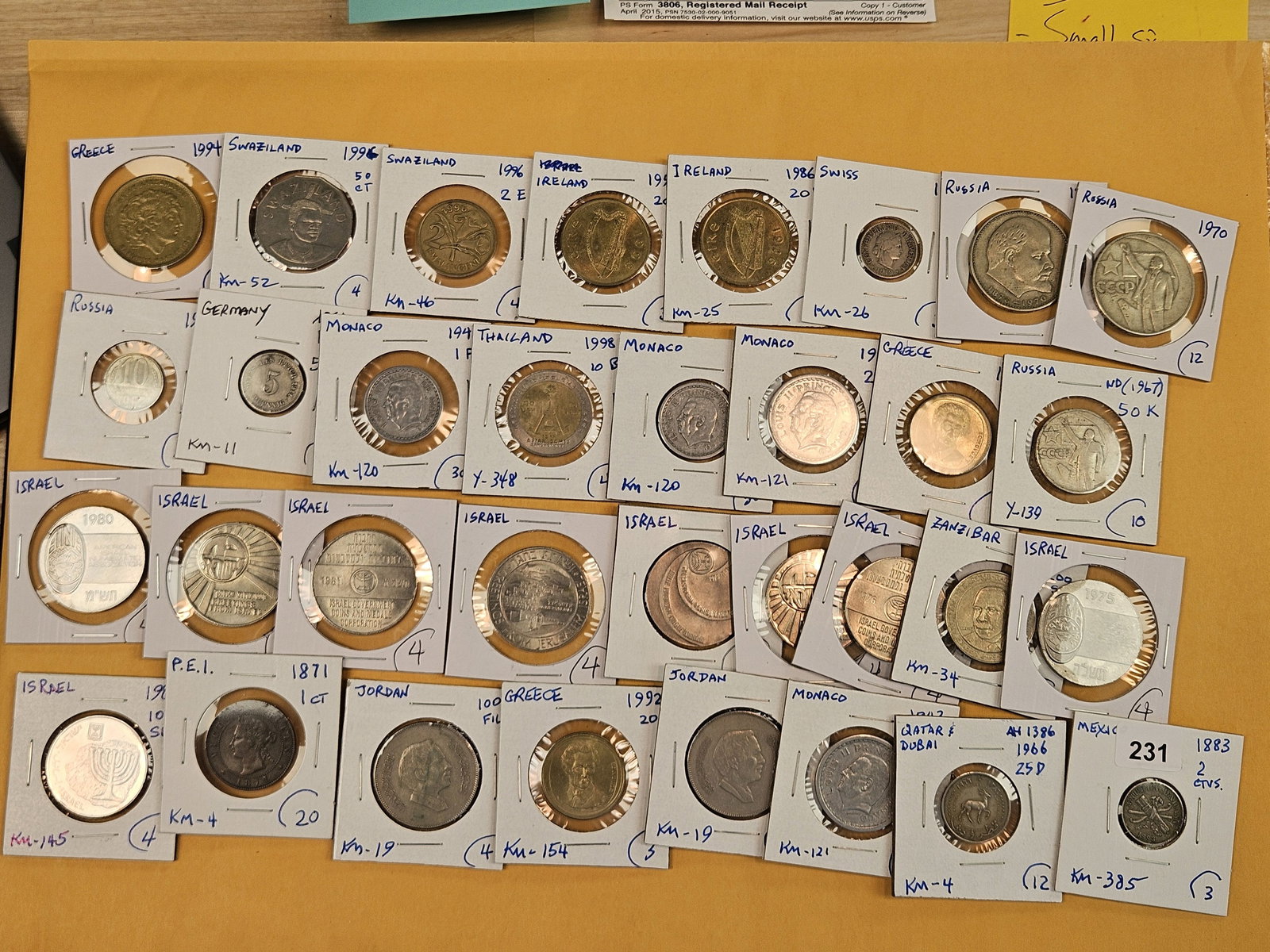 Thirty-three mixed World Coins: Nice mix from all over