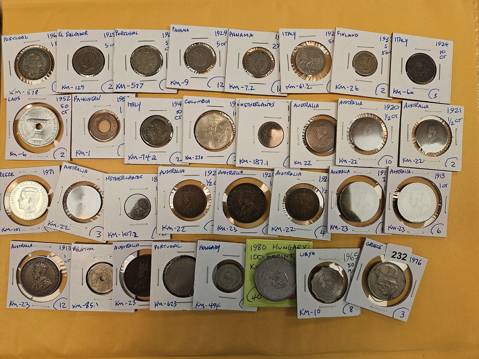 Thirty-two mixed World Coins: Nice mix from all over