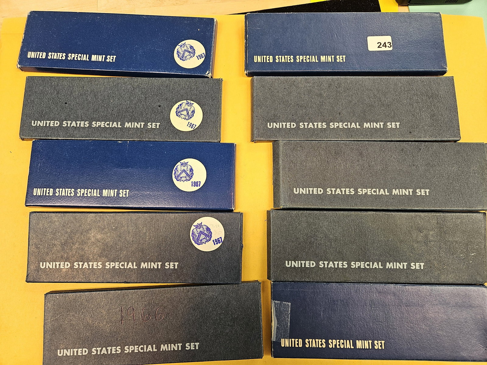 Ten Special Mint Sets: All in original hard pack
