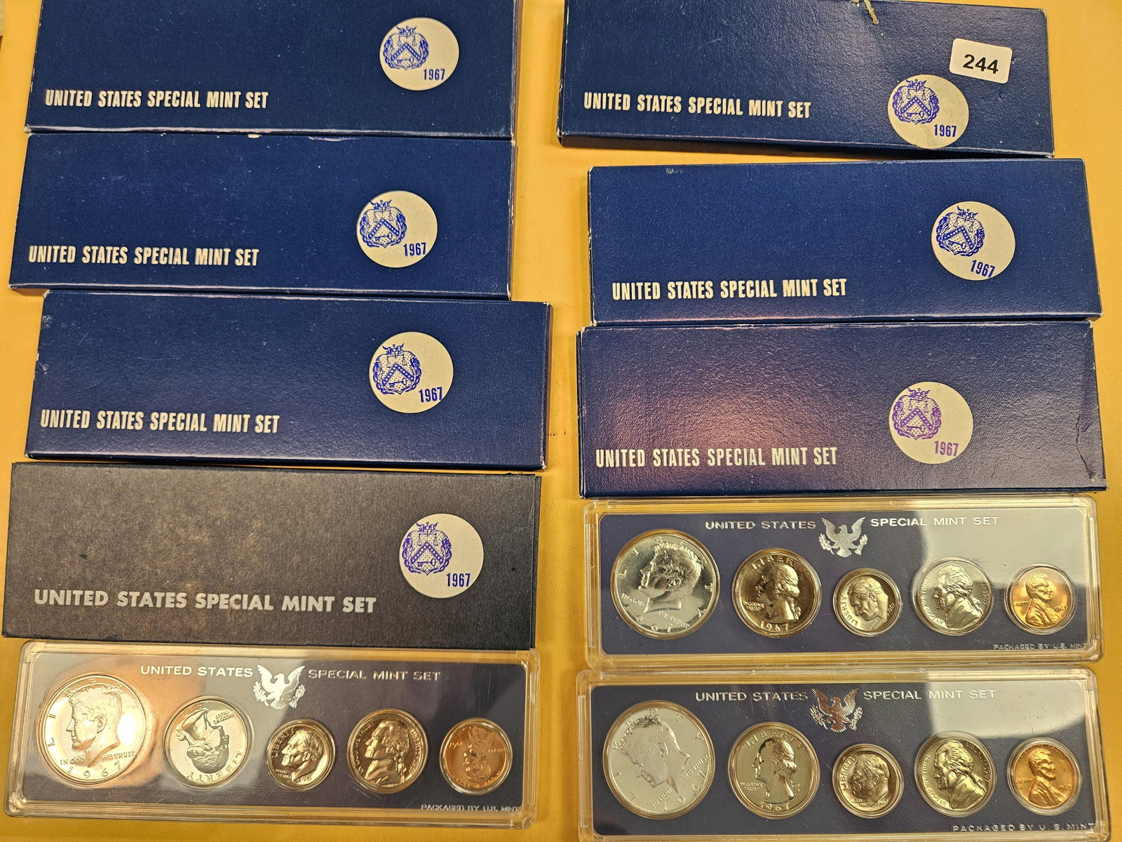 Ten Special Mint Sets: All in original hard pack