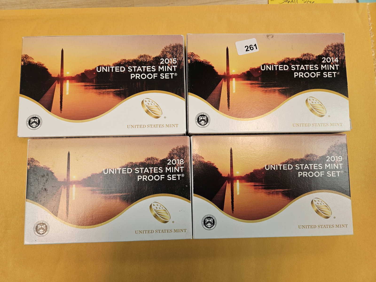 Four Mixed US Proof Sets (1 of 1)