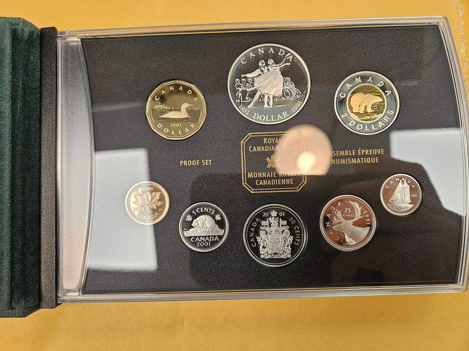 2001 GEM Proof National Ballet of Canada SILVER Proof Set - 3