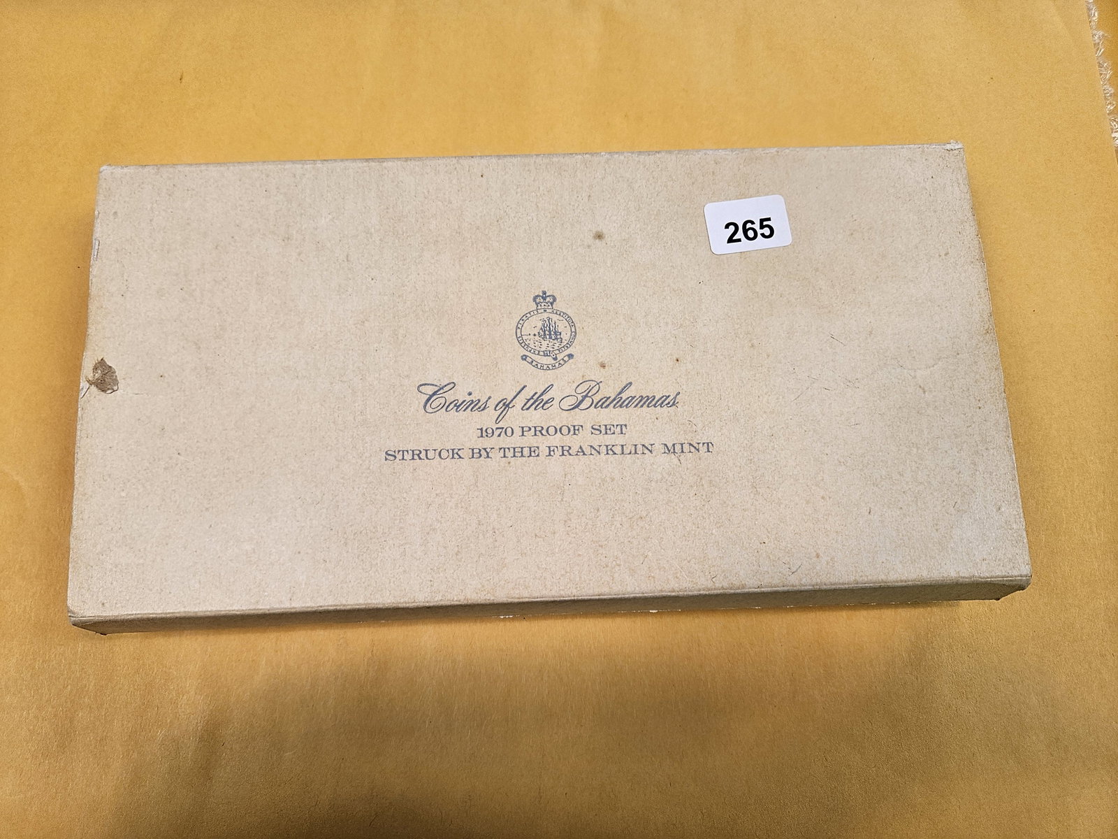 Proof Silver 1969 Bahamas 9-coin set: Couple silver coins. In original box, but no COA and the coins are loose