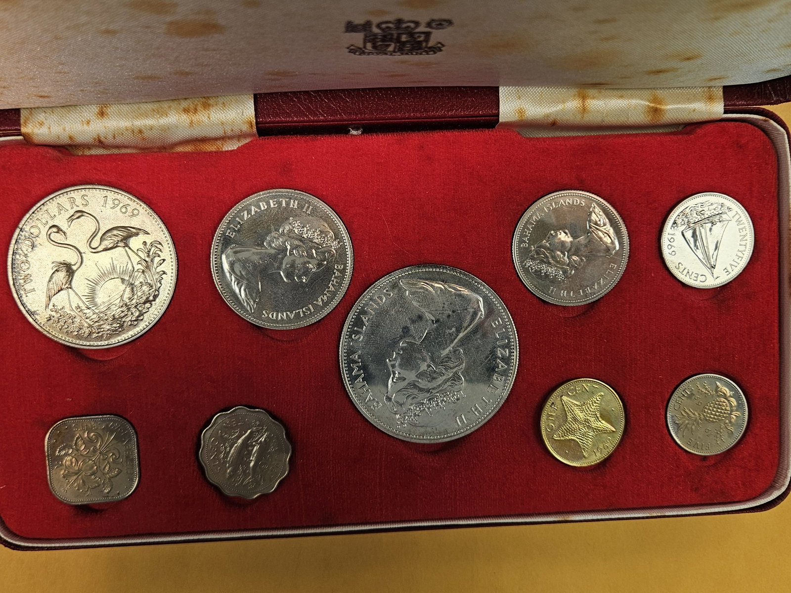 Proof Silver 1969 Bahamas 9-coin set - 4
