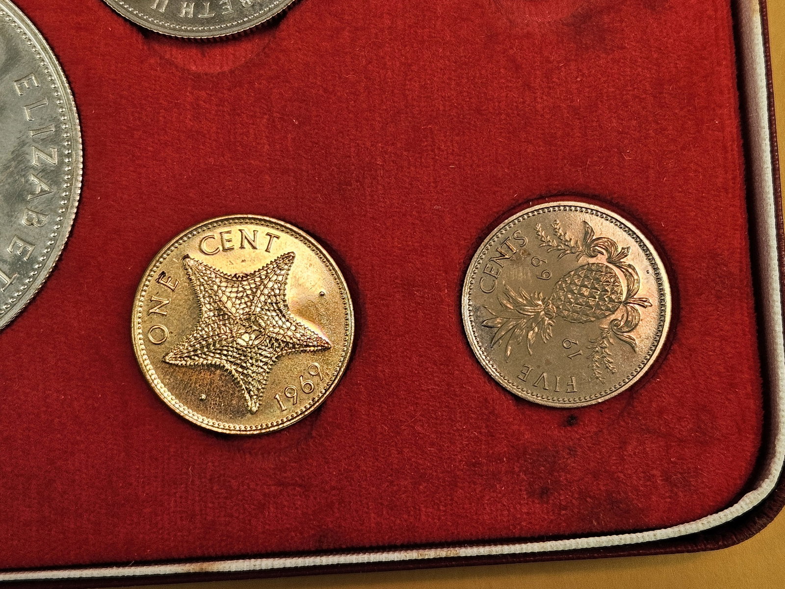 Proof Silver 1969 Bahamas 9-coin set - 9