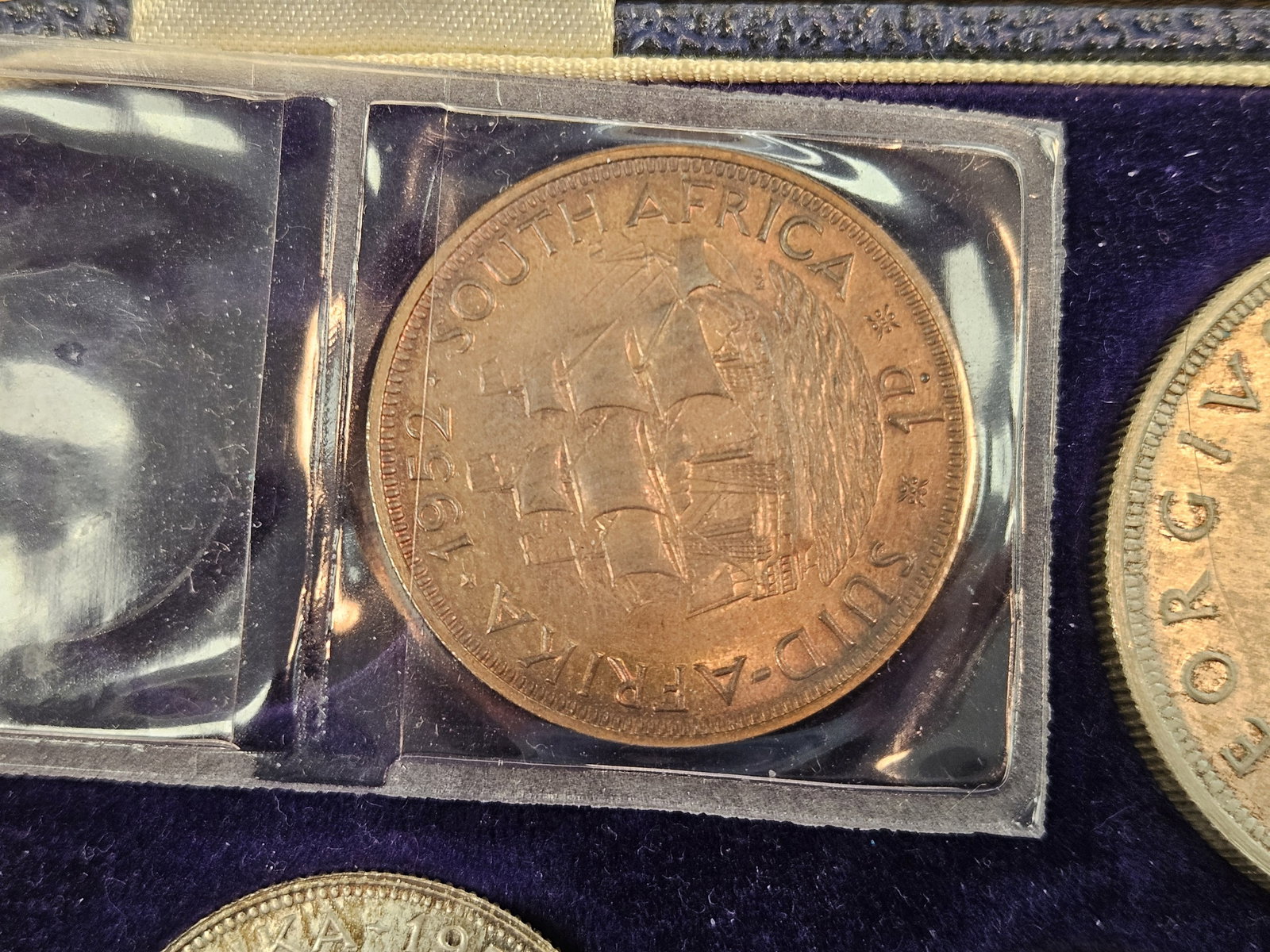 Partial 1952 South Africa Silver set - 3
