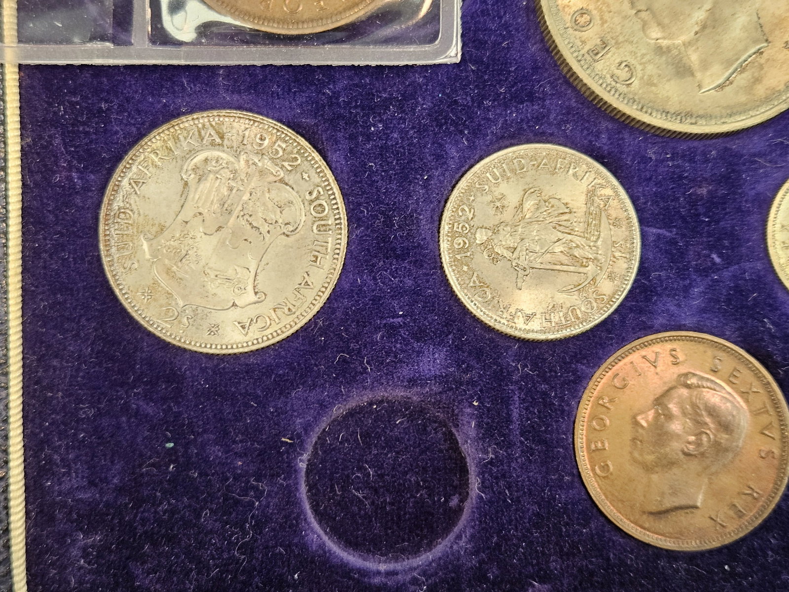 Partial 1952 South Africa Silver set - 6