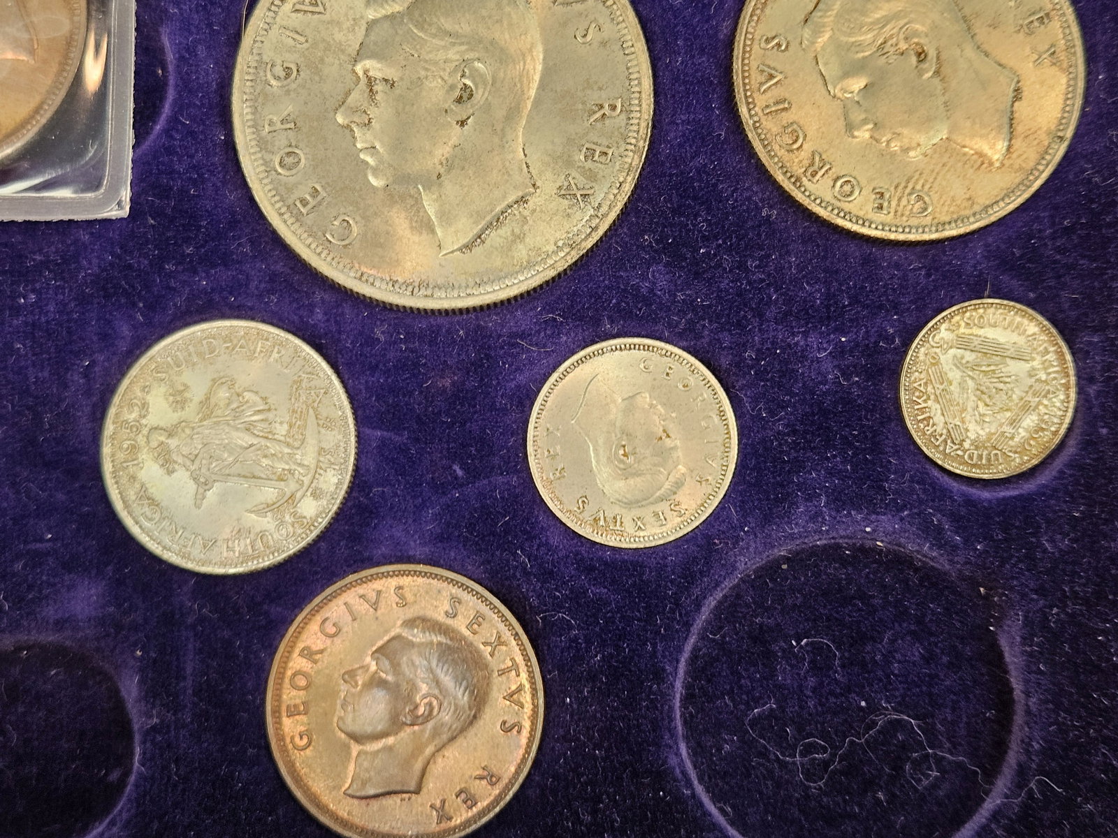 Partial 1952 South Africa Silver set - 7