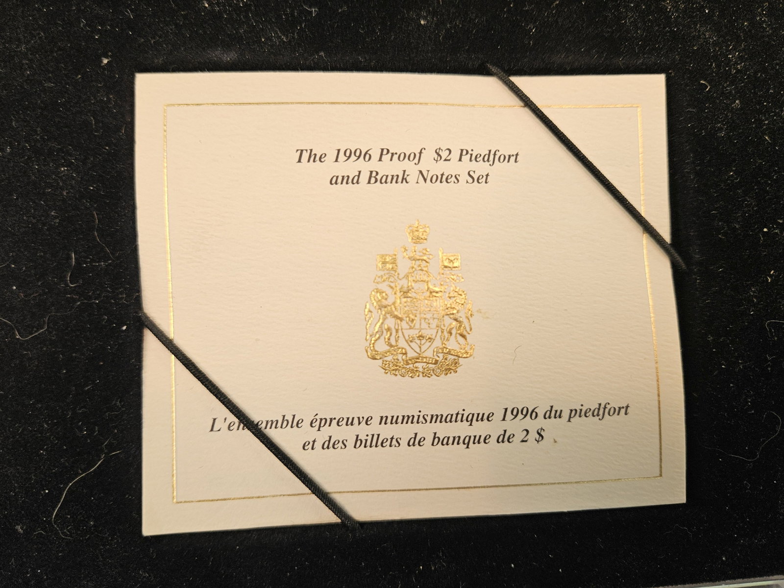 GEM! 1996 Canada Gem Proof $2 Piedfort and Bank Notes Set - 4