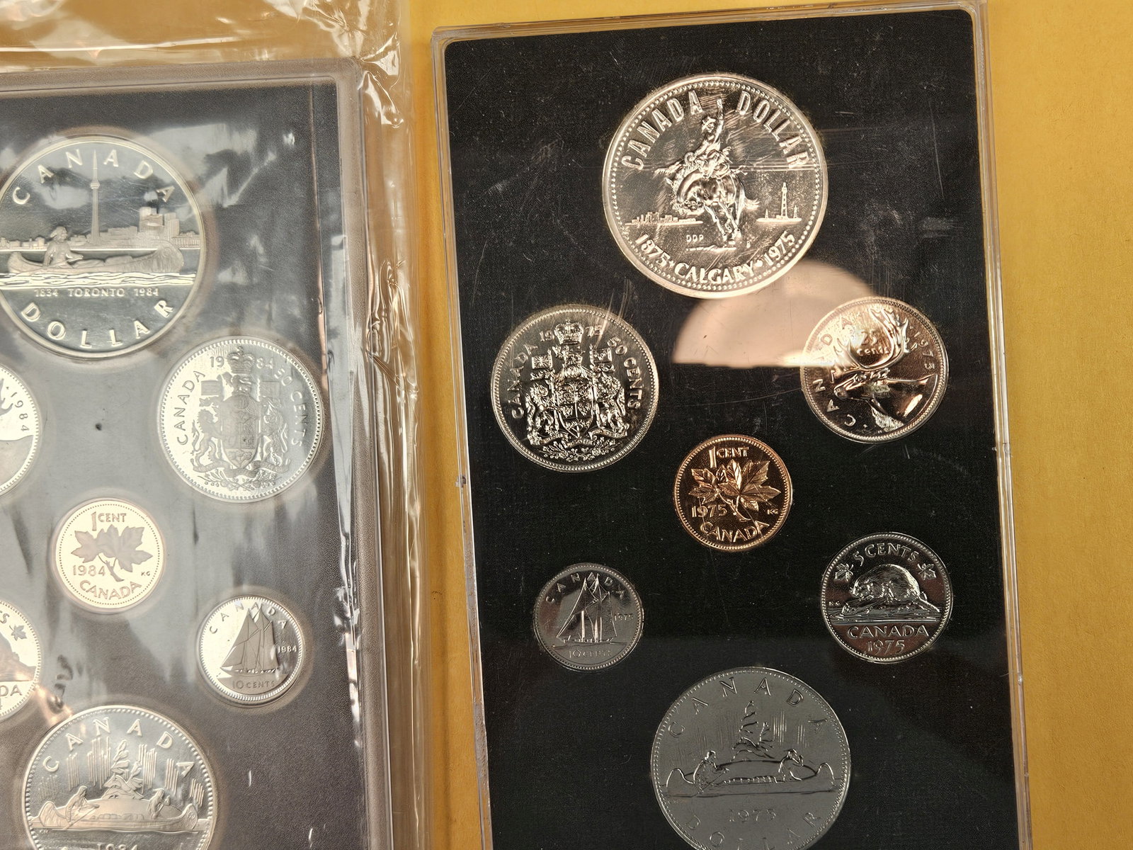 Four GEM Canadian Silver proof Sets - 4