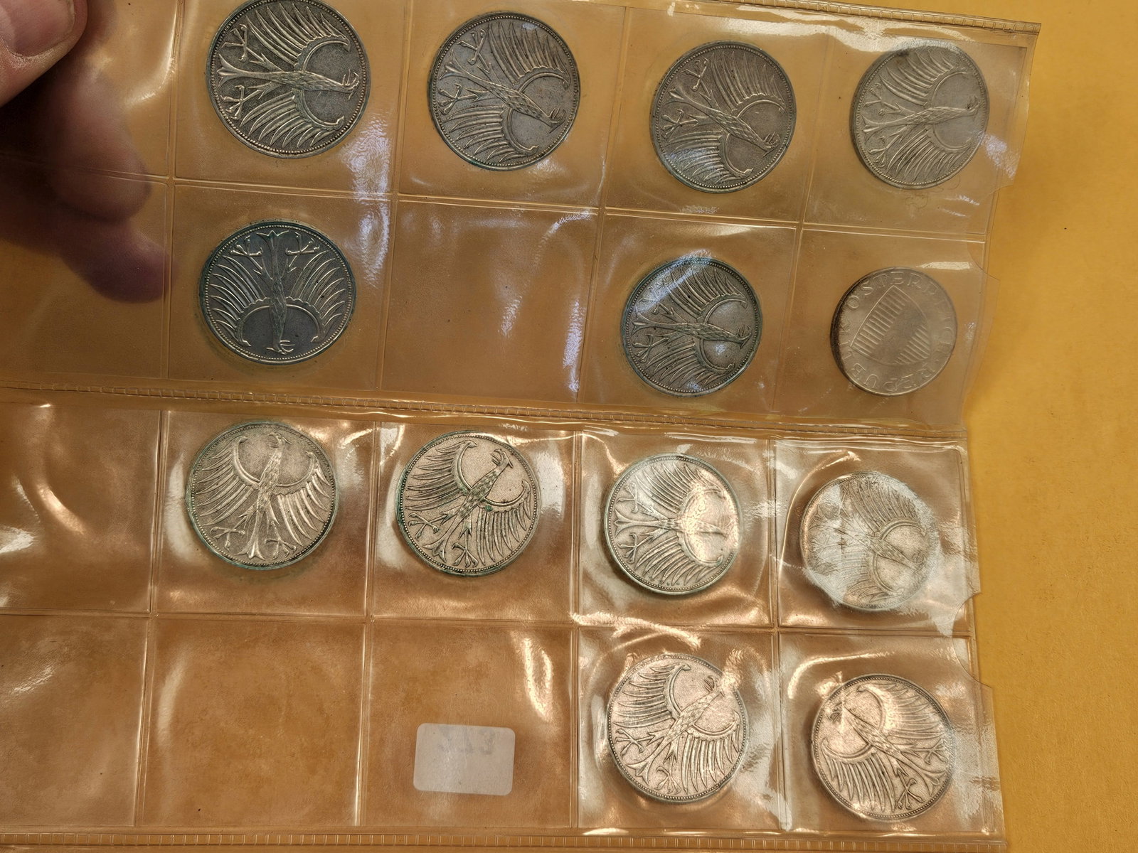 Thirteen SILVER German and Austrian coins - 4